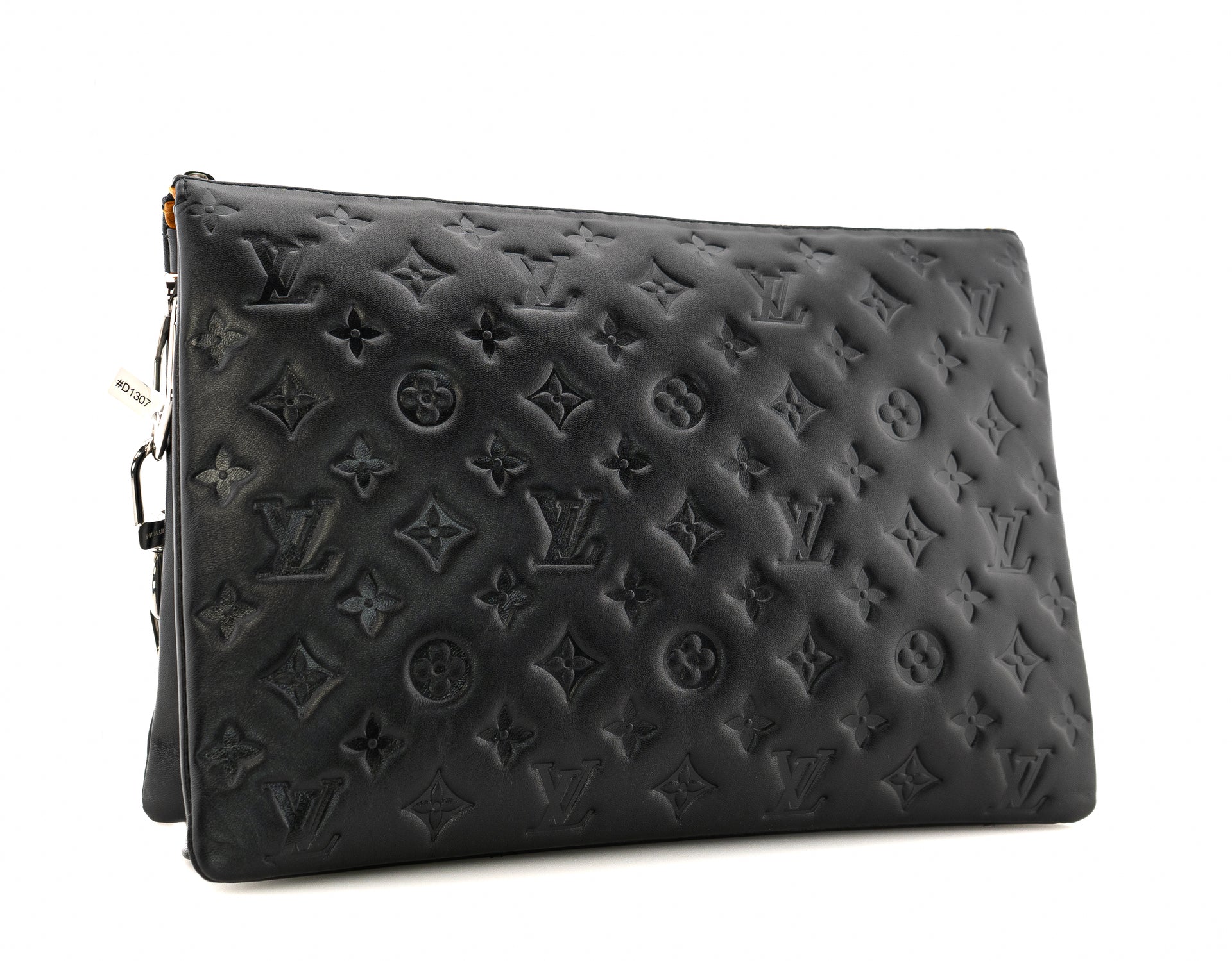 Louis Vuitton Coussin MM Monogram Embossed Puffy Lambskin Noir