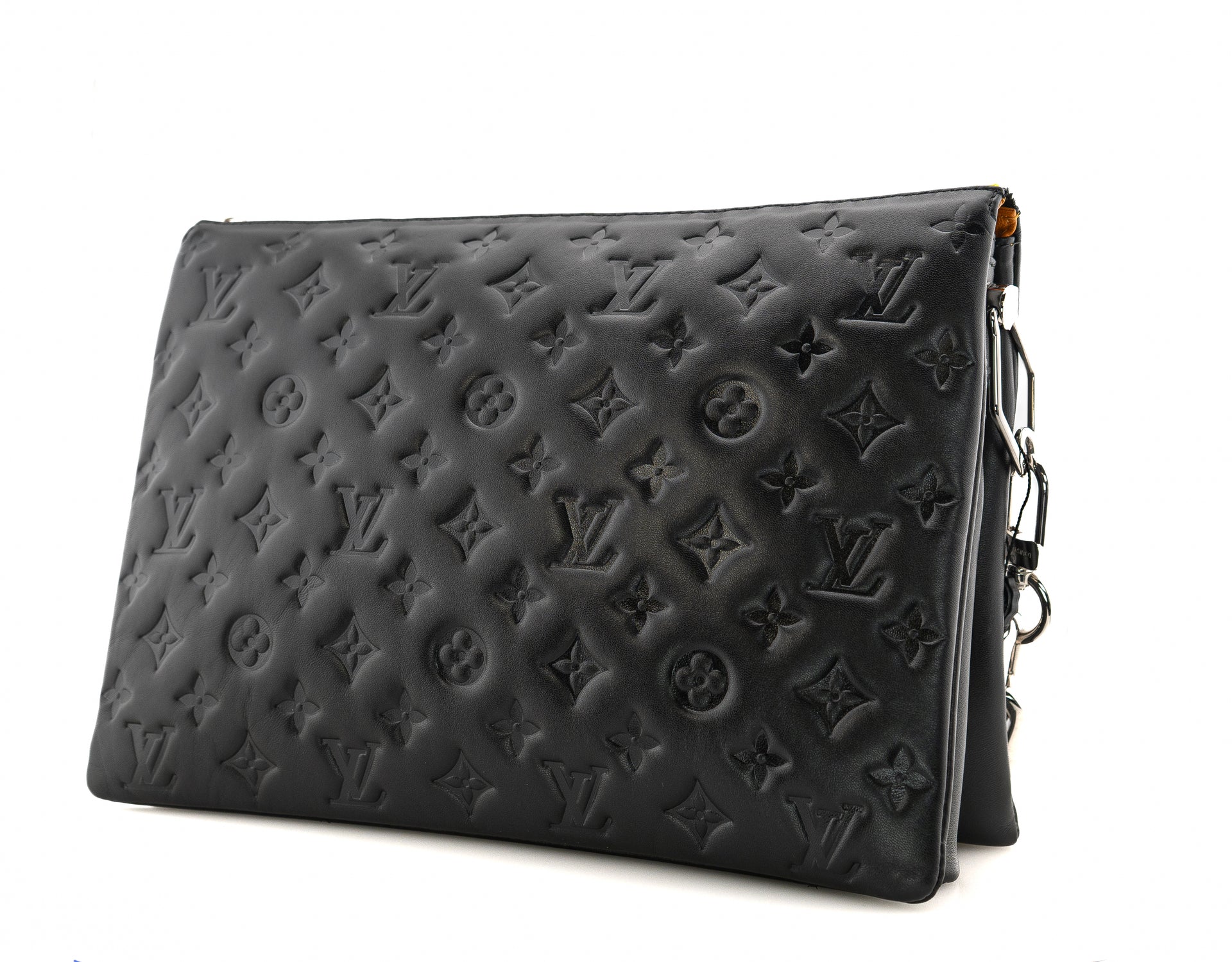 Louis Vuitton Coussin MM Monogram Embossed Puffy Lambskin Noir