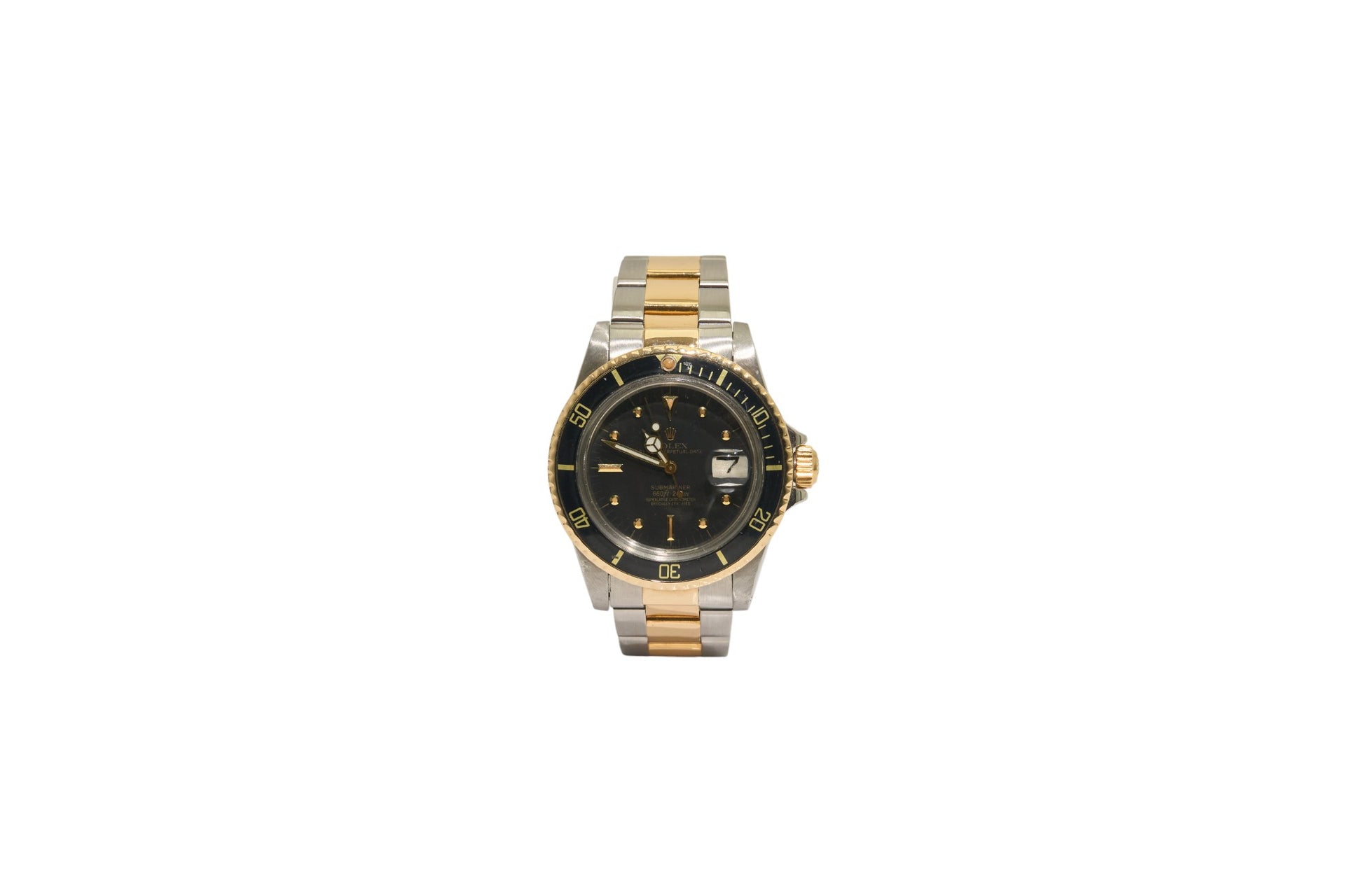 40mm Rolex Submariner Two Tone Black 1976
