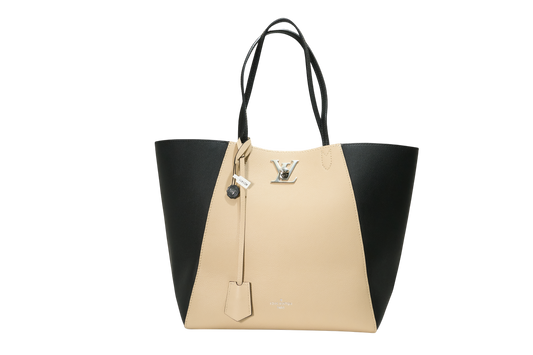 Louis Vuitton Lockme Tote Calfskin Vanille/Noir