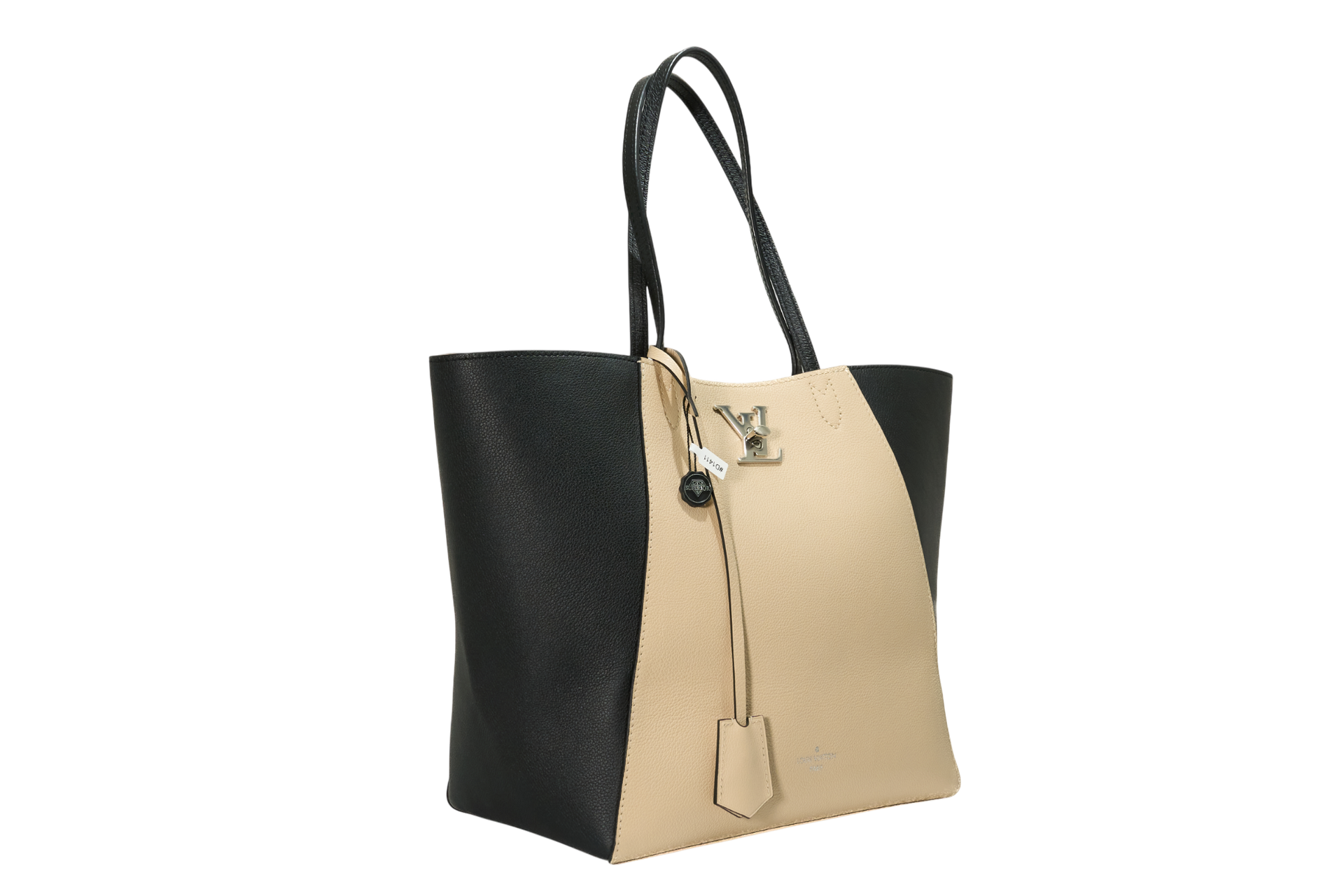 Louis Vuitton Lockme Tote Calfskin Vanille/Noir