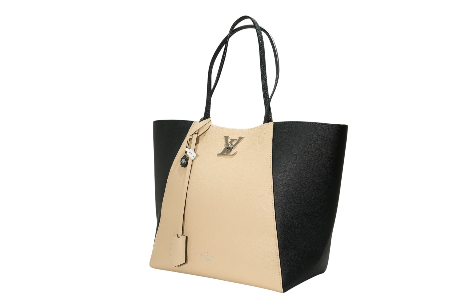 Louis Vuitton Lockme Tote Calfskin Vanille/Noir