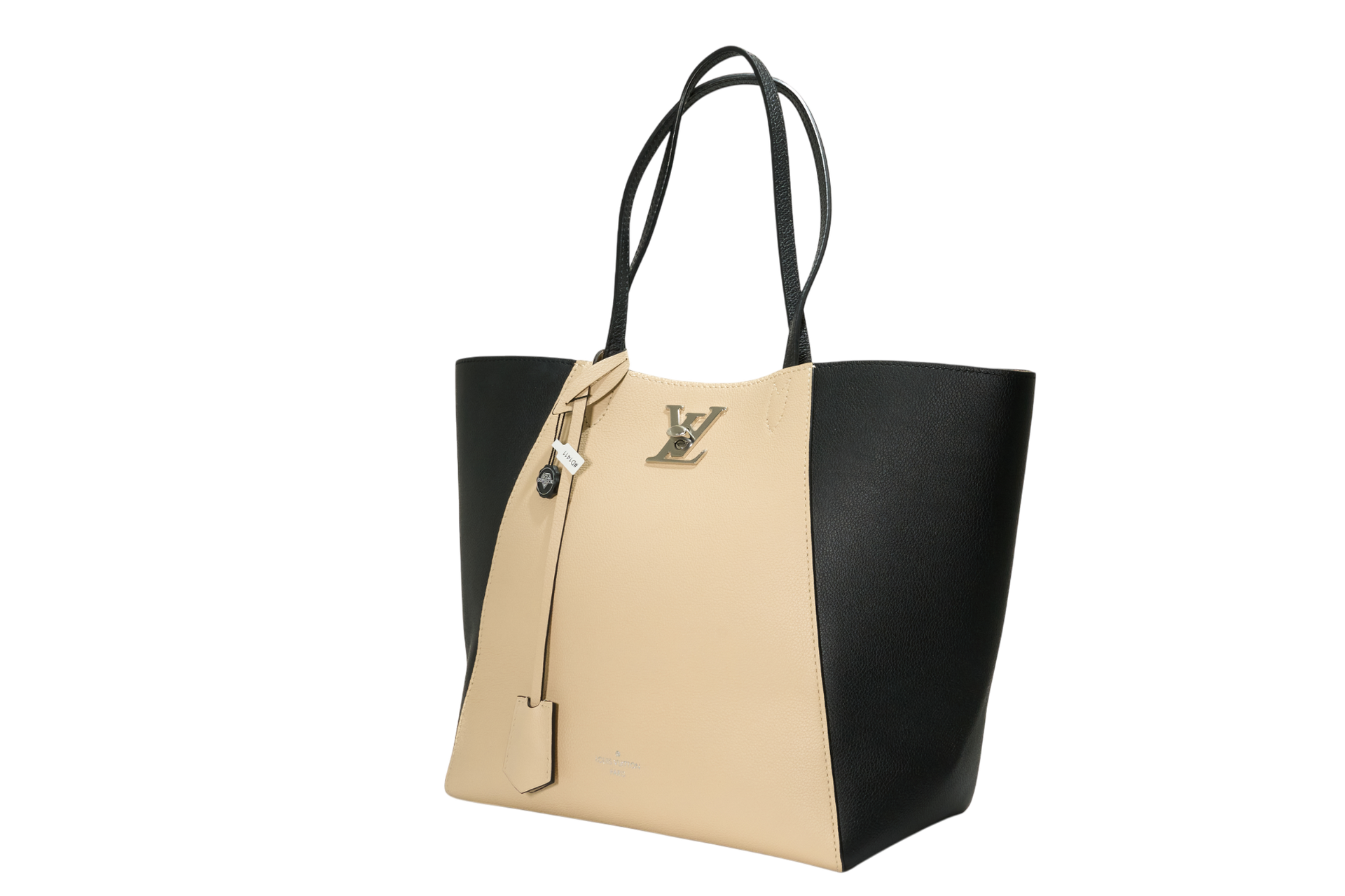 Louis Vuitton Lockme Tote Calfskin Vanille/Noir