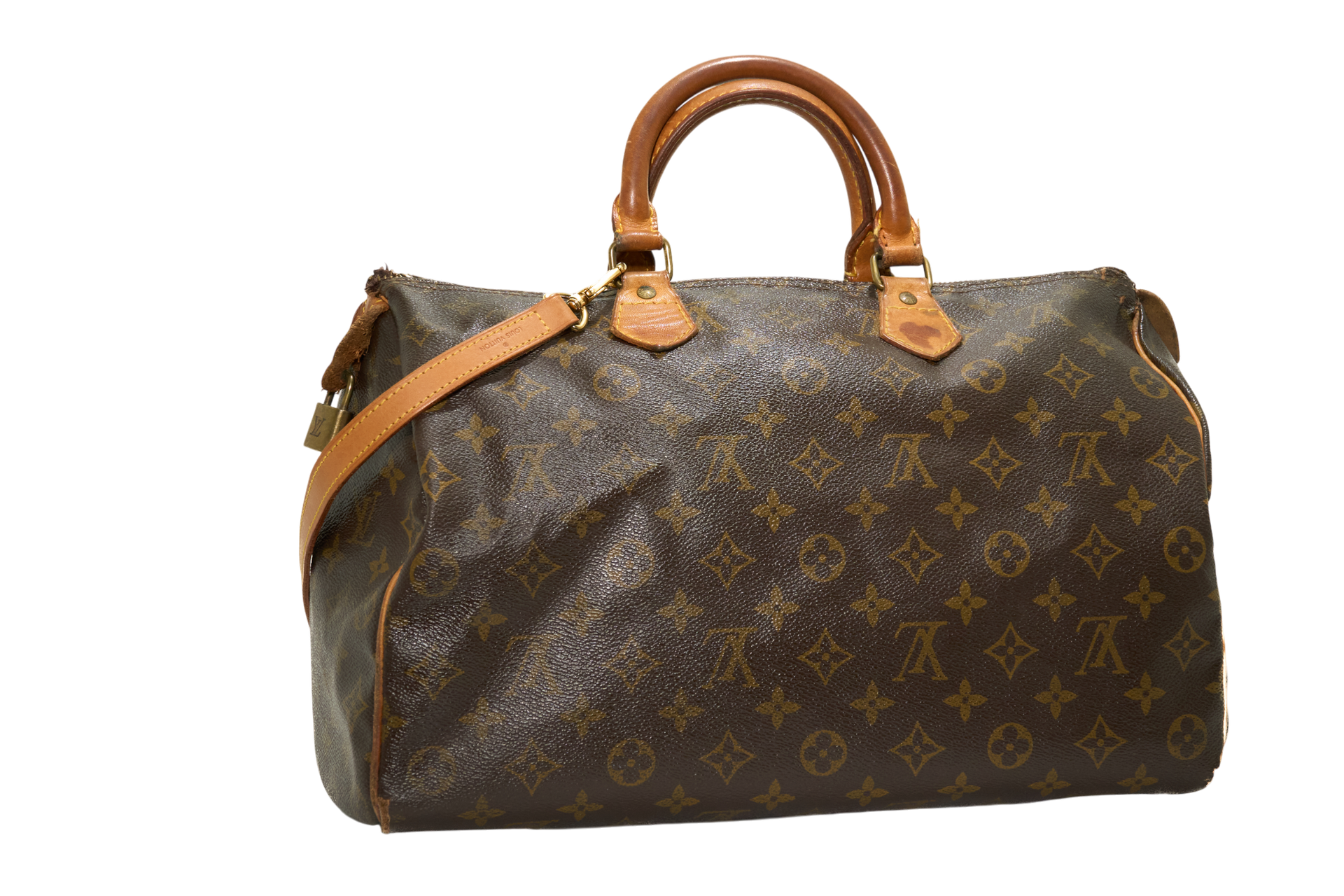 Louis Vuitton Speedy 35 Monogram With Strap