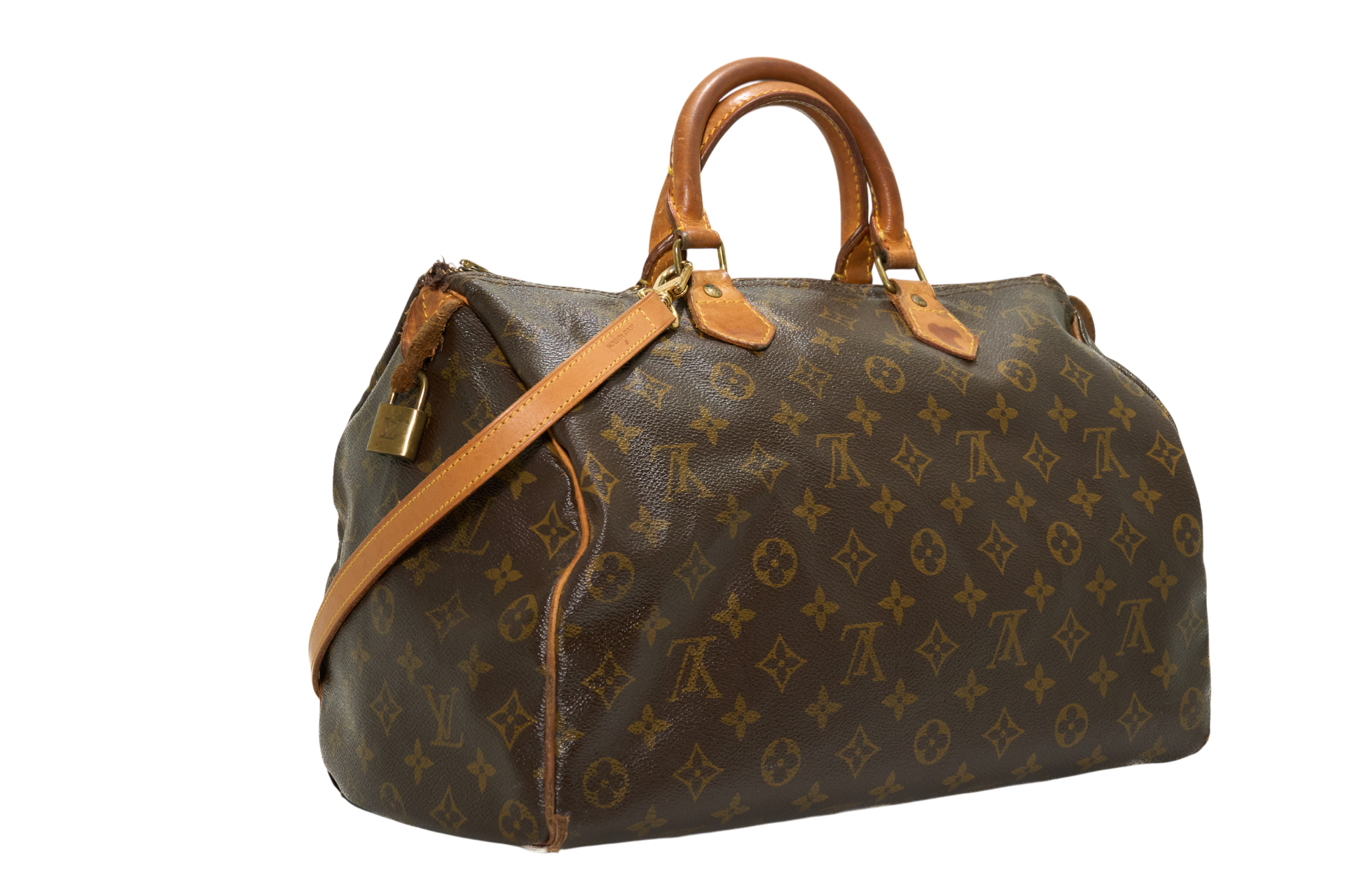 Louis Vuitton Speedy 35 Monogram With Strap