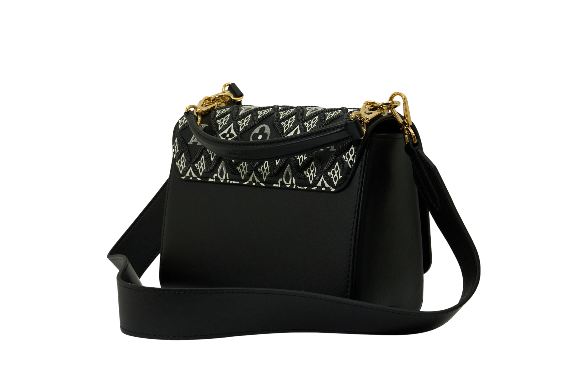 Louis Vuitton Twist MM Monogram Since 1854 Embroidered Noir