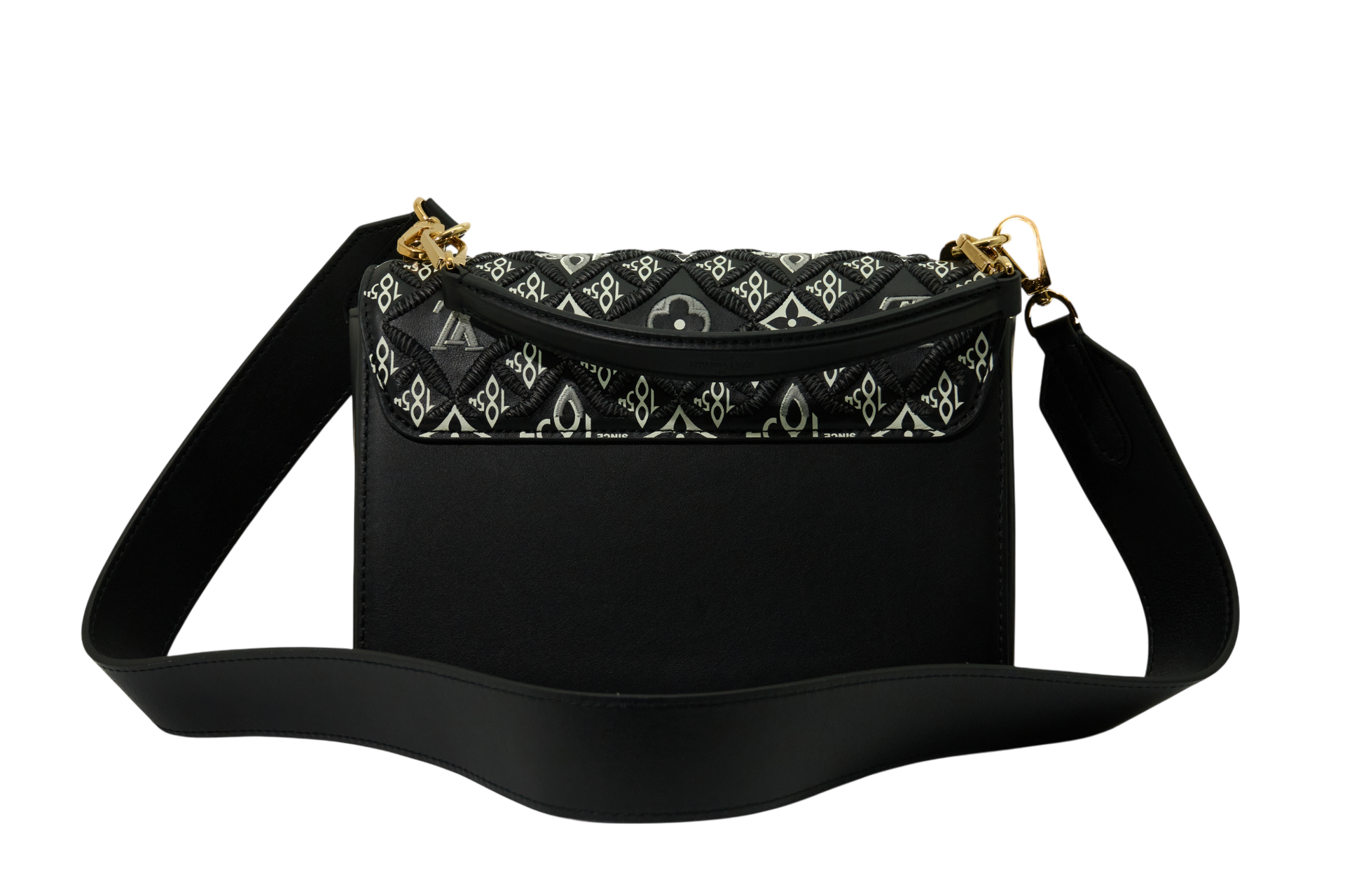 Louis Vuitton Twist MM Monogram Since 1854 Embroidered Noir