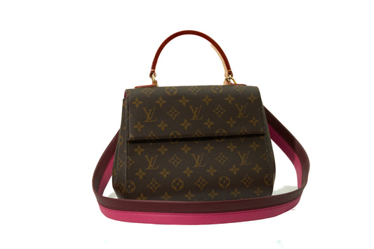 Louis Vuitton Cluny BB Monogram Bordeaux Fuchsia