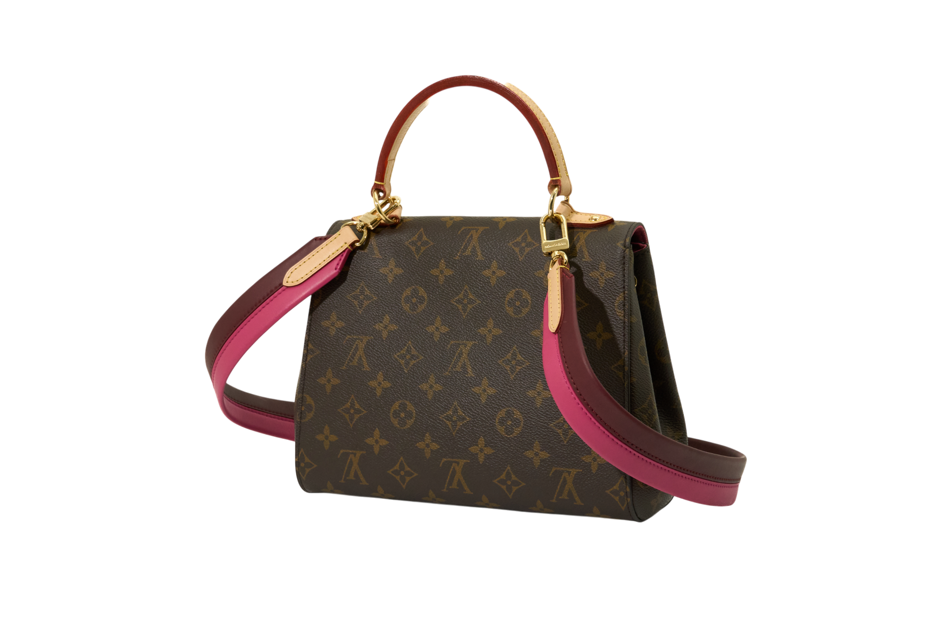 Louis Vuitton Cluny BB Monogram Bordeaux Fuchsia