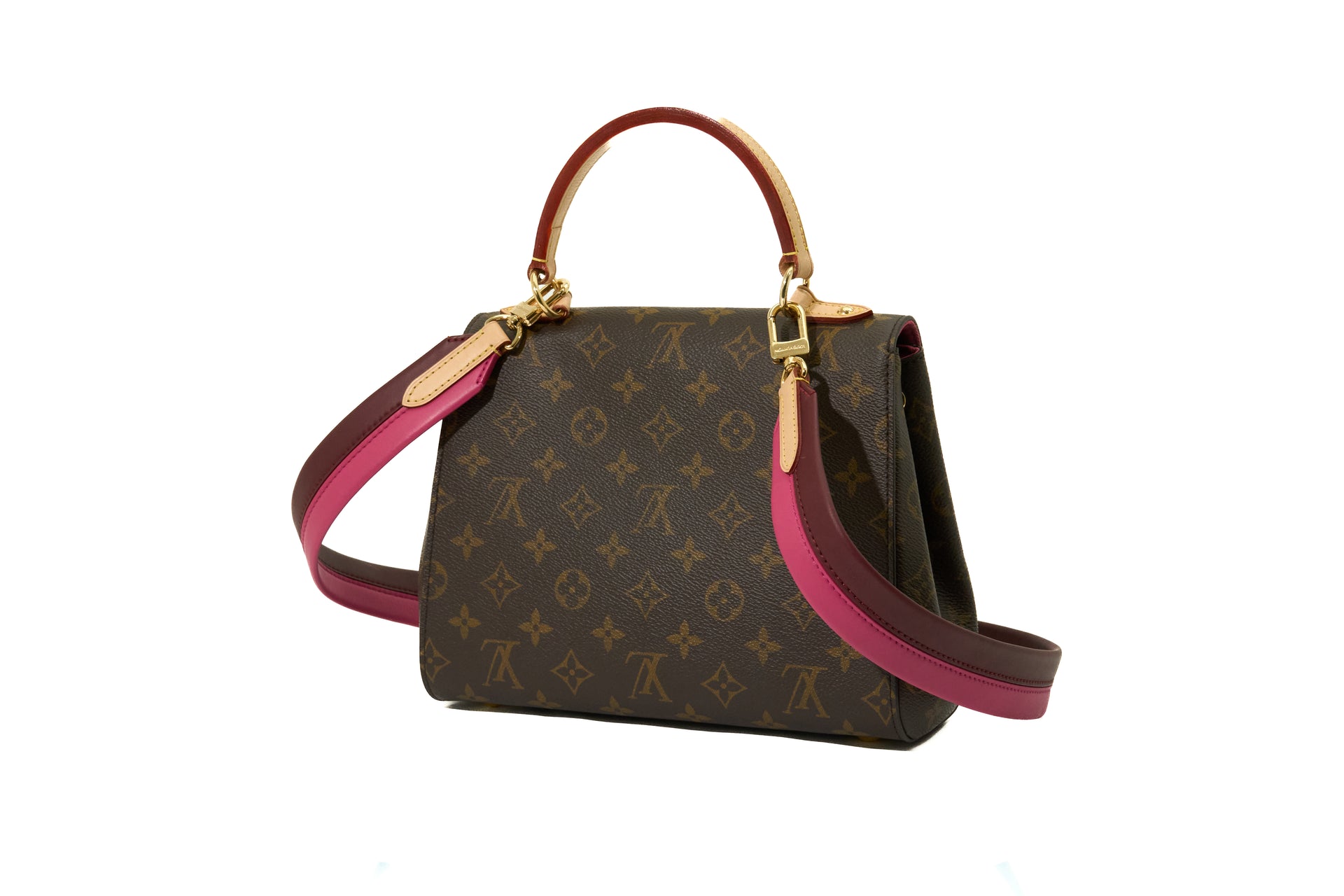 Louis Vuitton Cluny BB Monogram Bordeaux Fuchsia