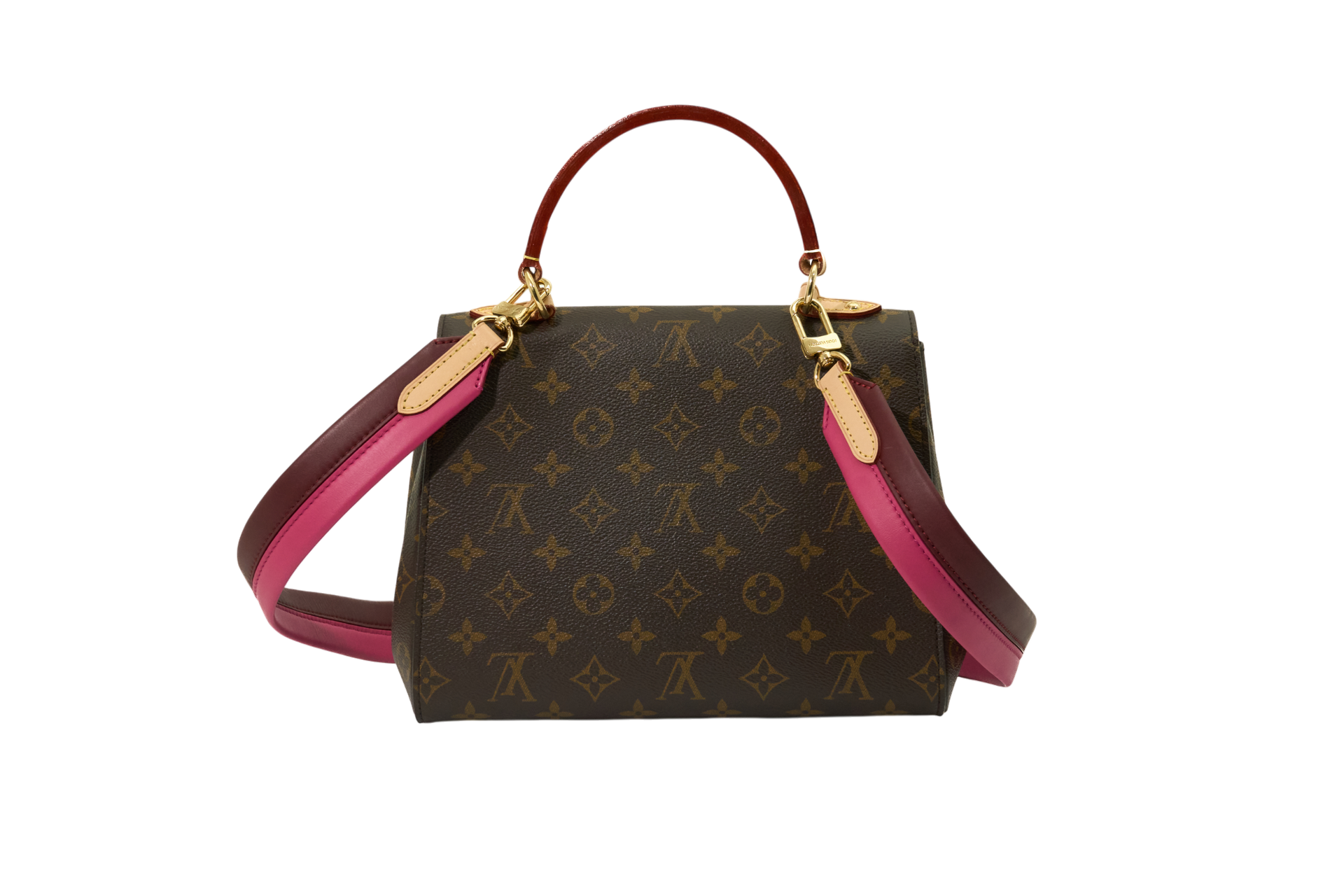 Louis Vuitton Cluny BB Monogram Bordeaux Fuchsia