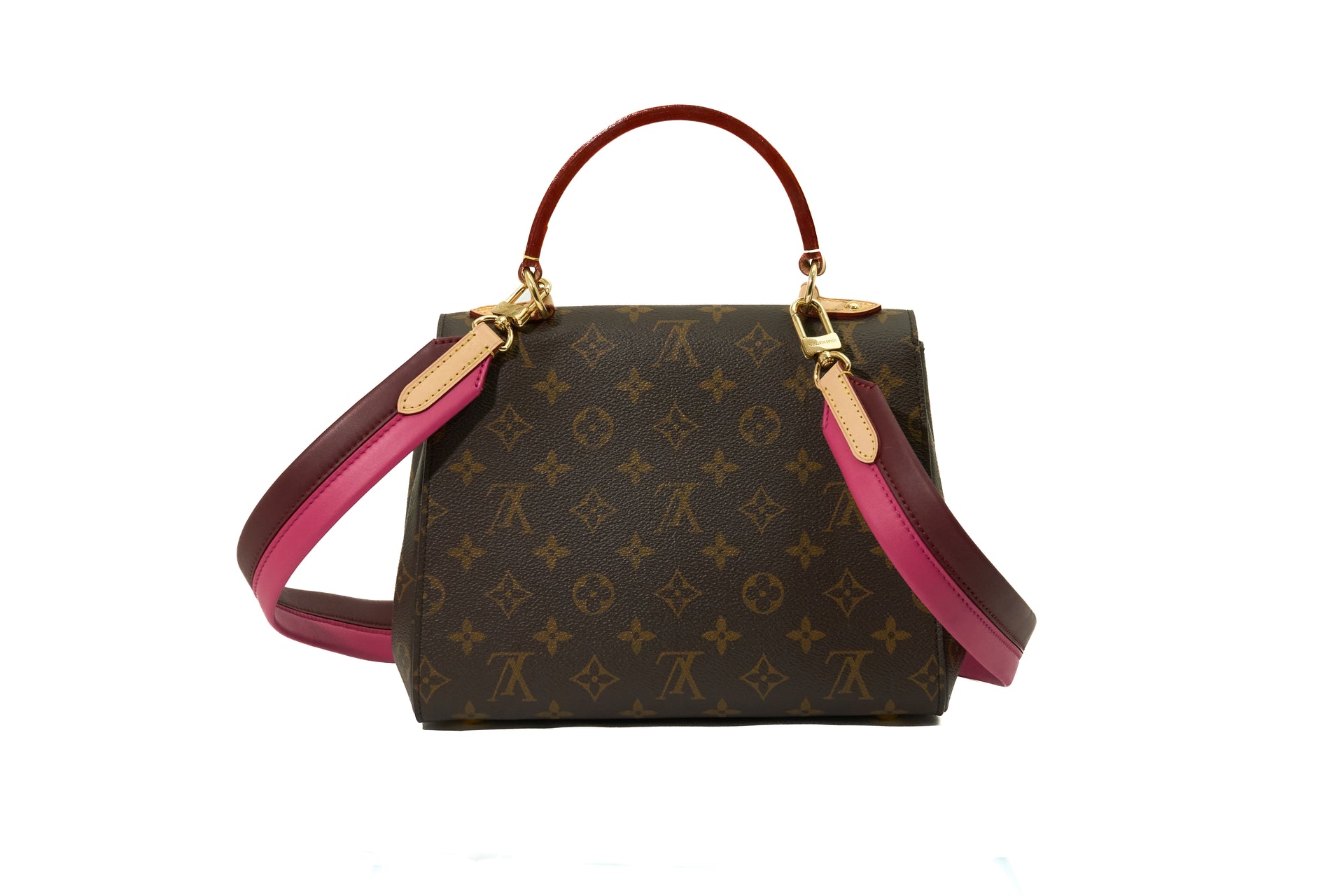 Louis Vuitton Cluny BB Monogram Bordeaux Fuchsia