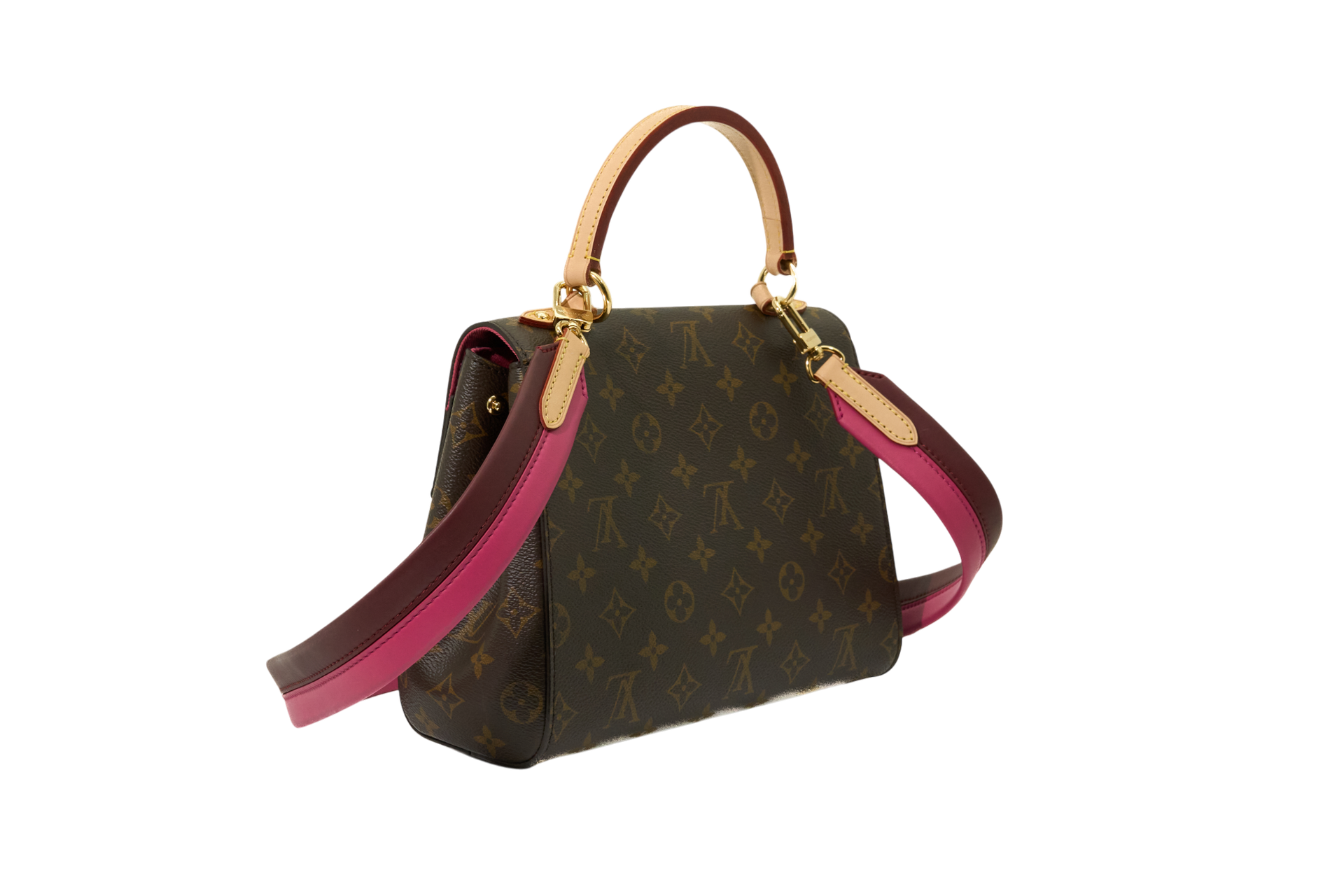 Louis Vuitton Cluny BB Monogram Bordeaux Fuchsia