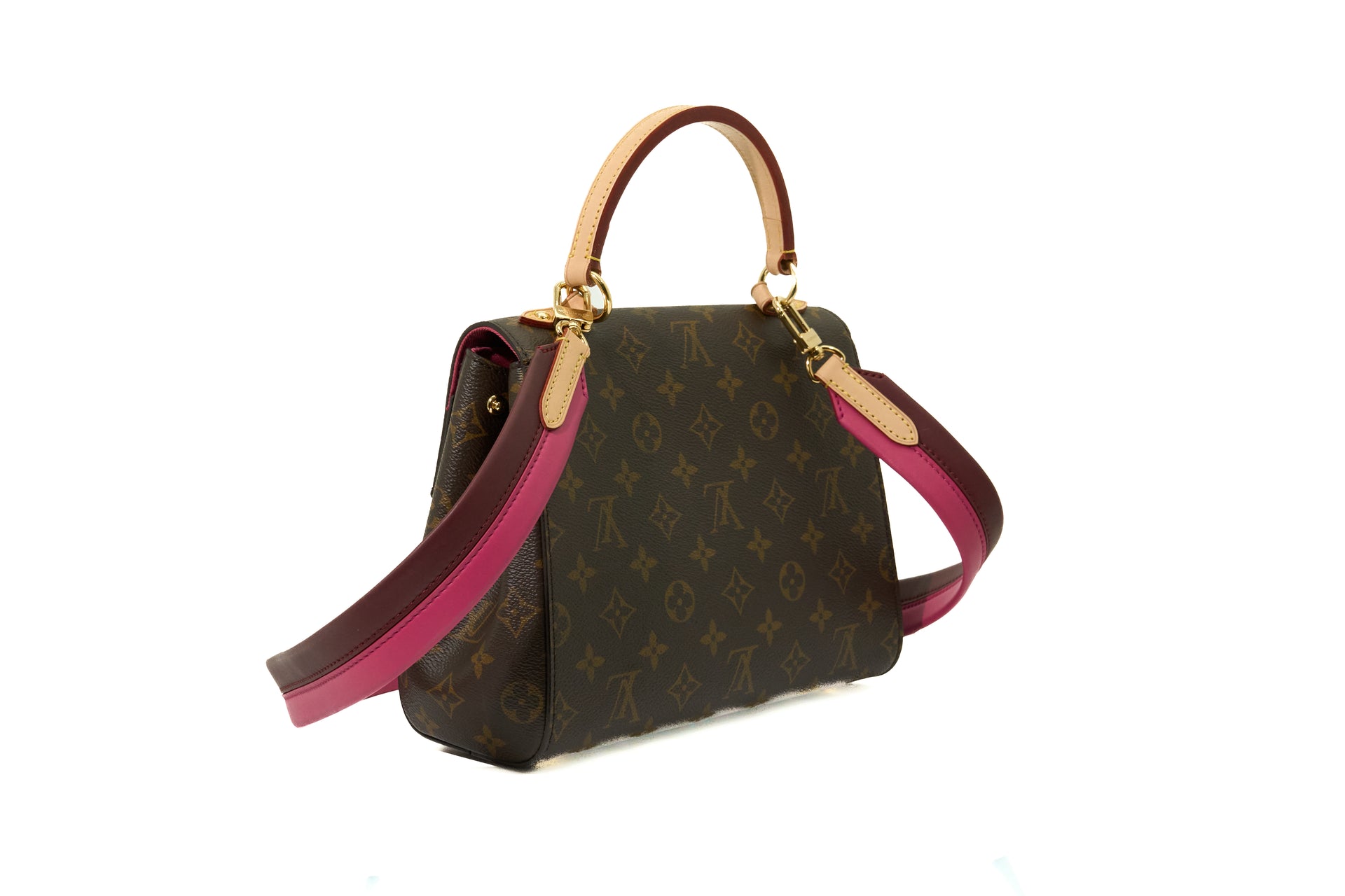 Louis Vuitton Cluny BB Monogram Bordeaux Fuchsia