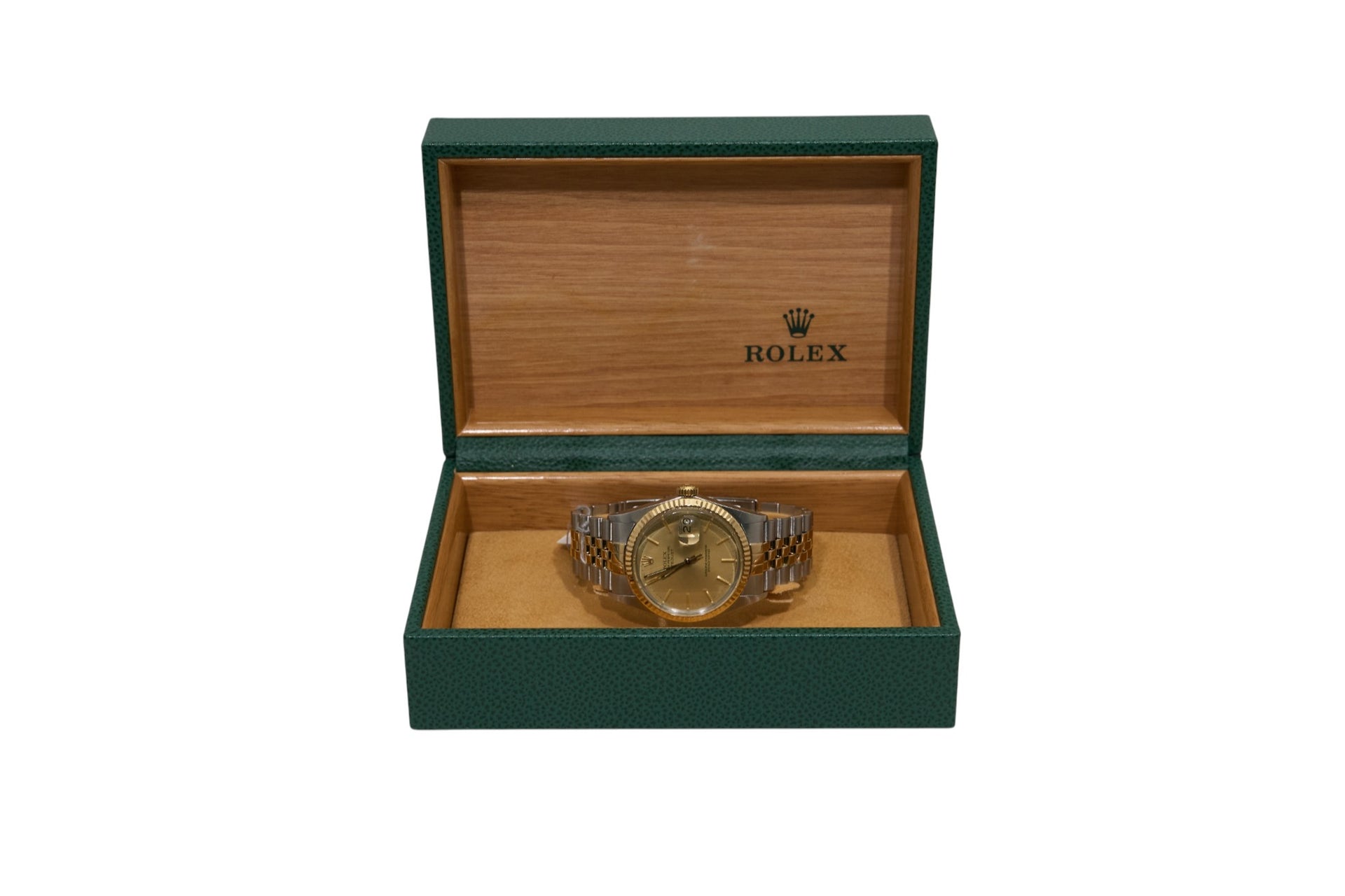 36mm Rolex Datejust Two Tone Jubilee Champagne Dial