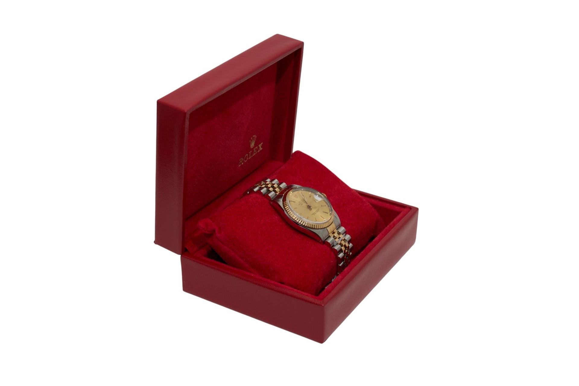 36mm Rolex Datejust Two Tone Jubilee Champagne Dial