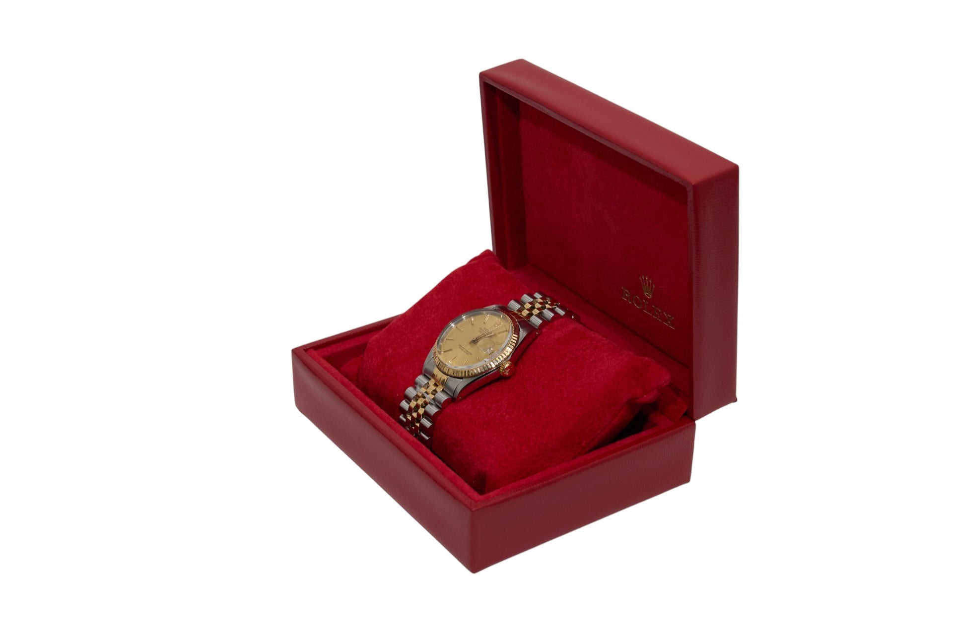 36mm Rolex Datejust Two Tone Jubilee Champagne Dial