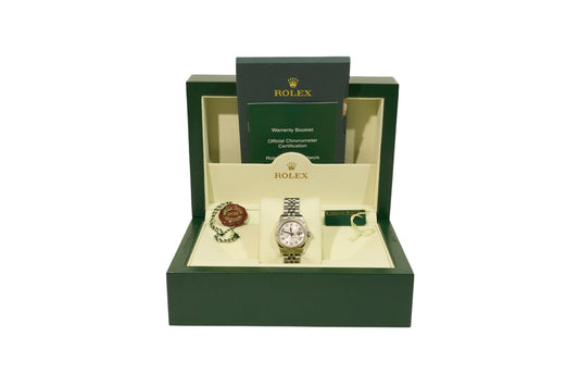 26mm Ladies Datejust Silver Diamond Dial Hidden Clasp (2010)