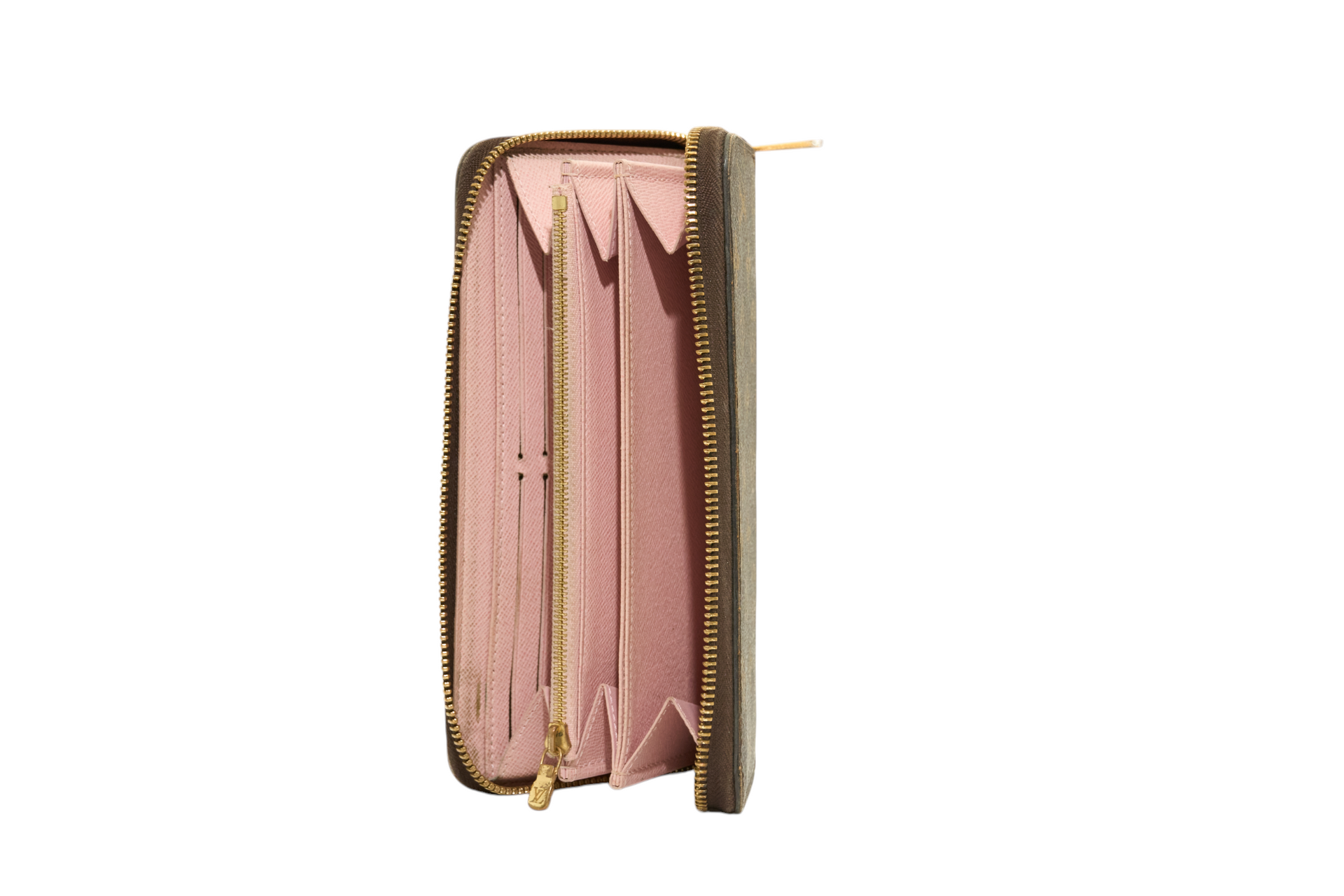 Louis Vuitton Zippy Wallet Monogram Rose Ballerine