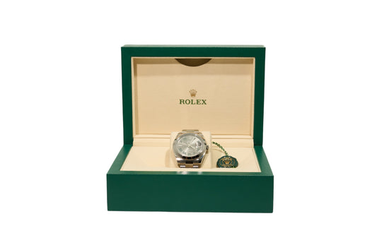 41mm Rolex Datejust Wimbledon Smooth Bezel Oyster Band (2021)
