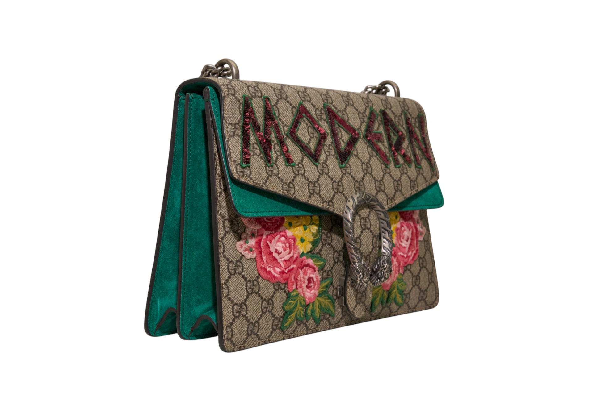 Gucci GG Dionysus Supreme Modern Embellished Medium Shoulder Bag