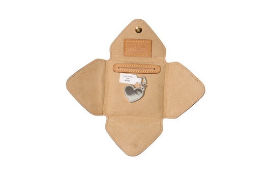 Louis Vuitton Heart Locket Pendant in 18K White Gold with Original Storage Pouch