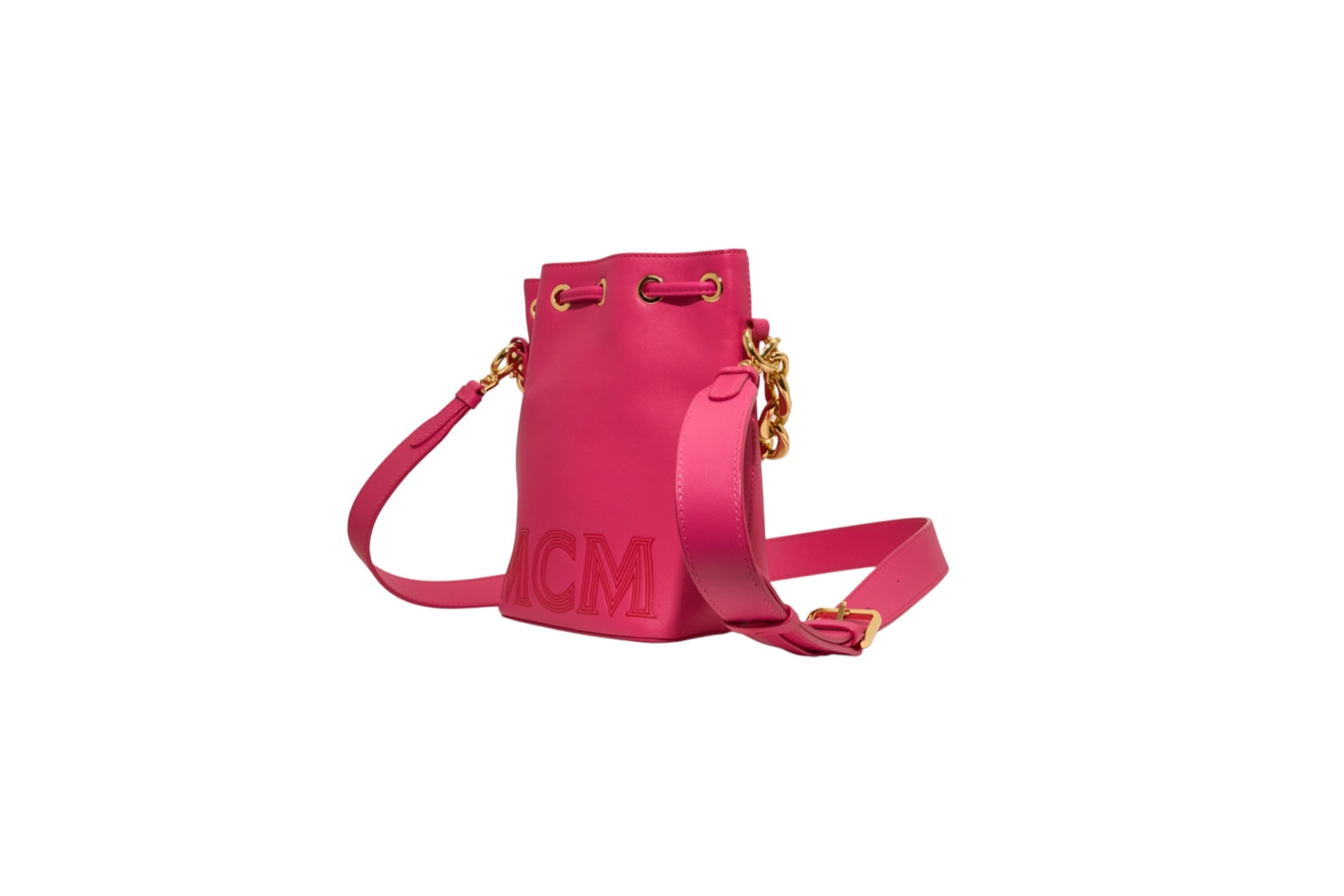 MCM Mini Bucket Bag Beetroot Purple