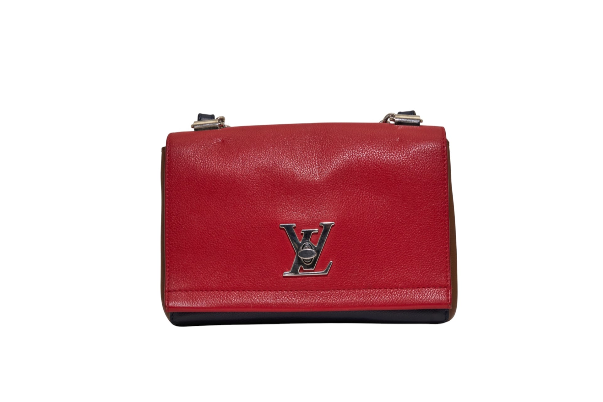 Louis Vuitton Lockme II BB Tricolor Rubis Marine Brown