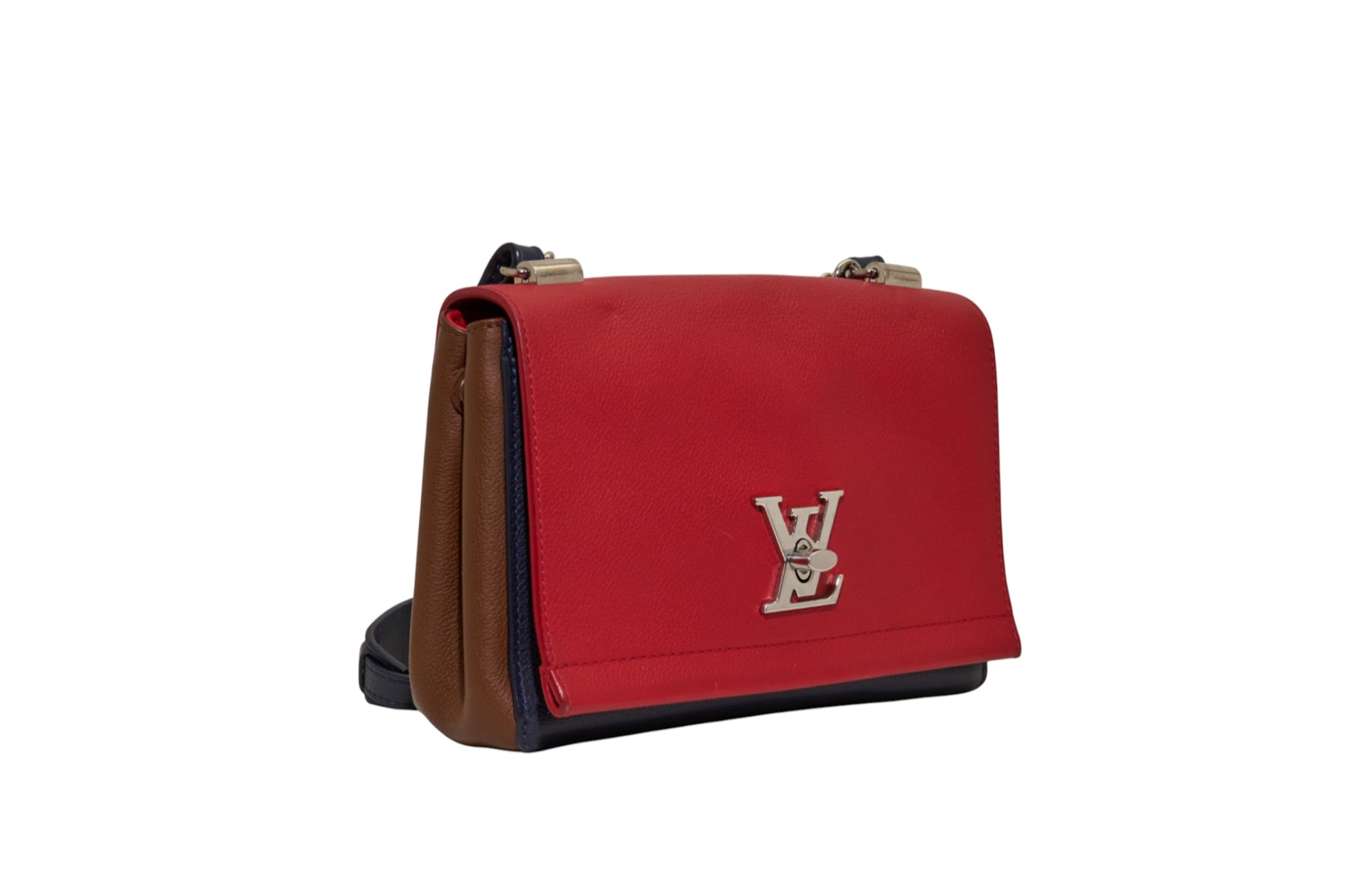 Louis Vuitton Lockme II BB Tricolor Rubis Marine Brown