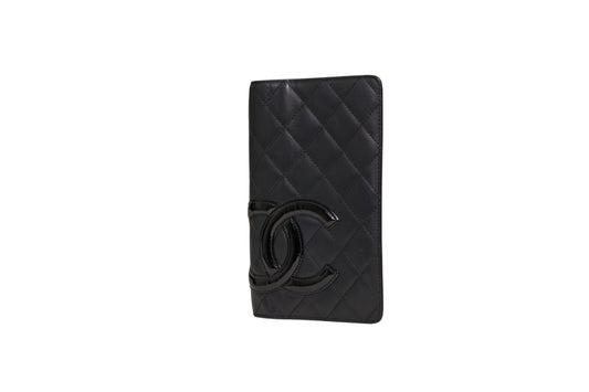 Chanel CC Cambon Leather Wallet Hot Pink