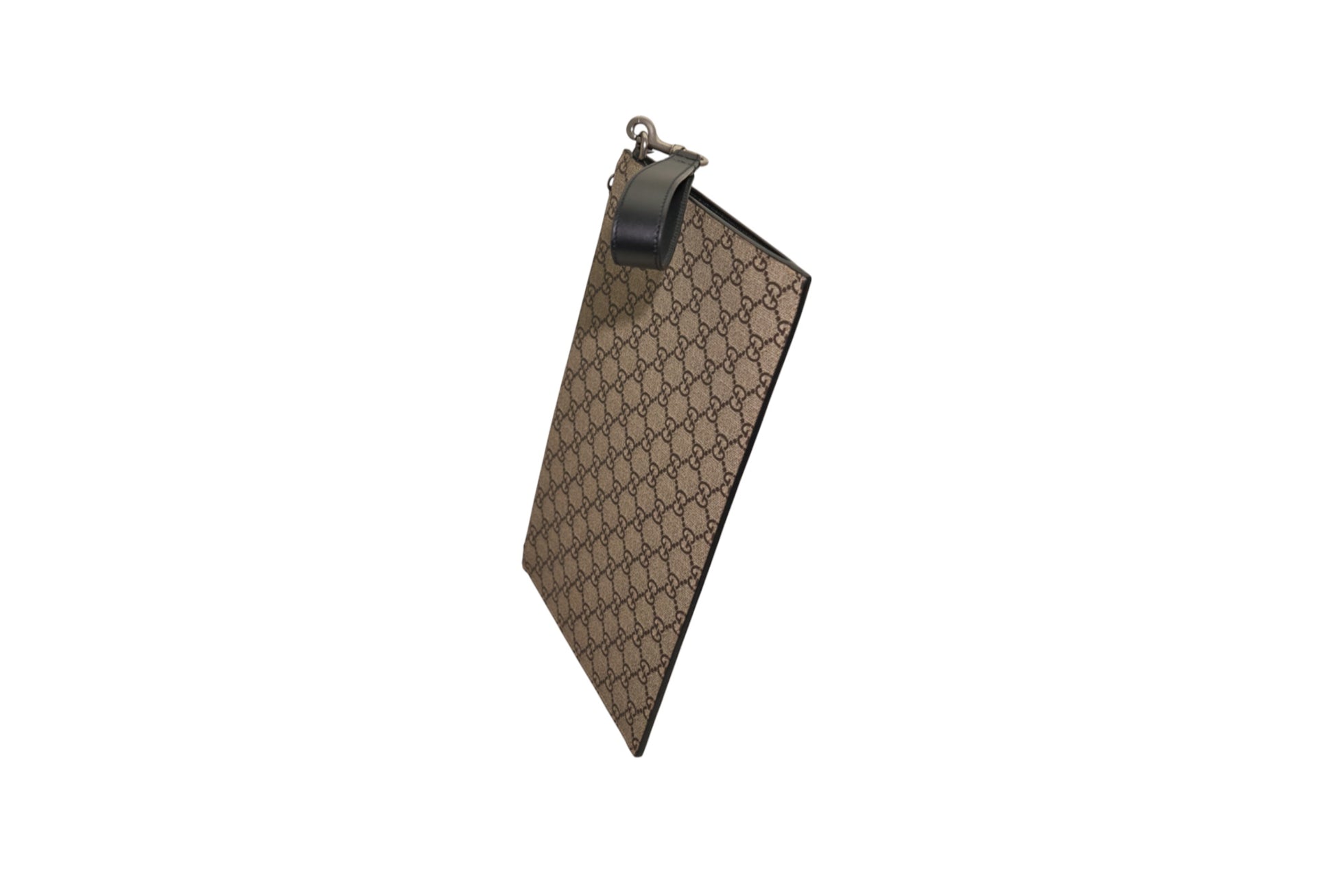 Gucci Bee Monogram Canvas Clutch