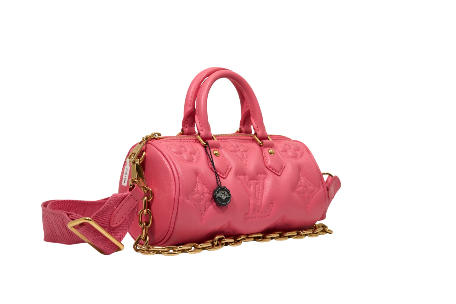 Louis Vuitton Papillon BB Bubblegram Calfskin Dragon Fruit