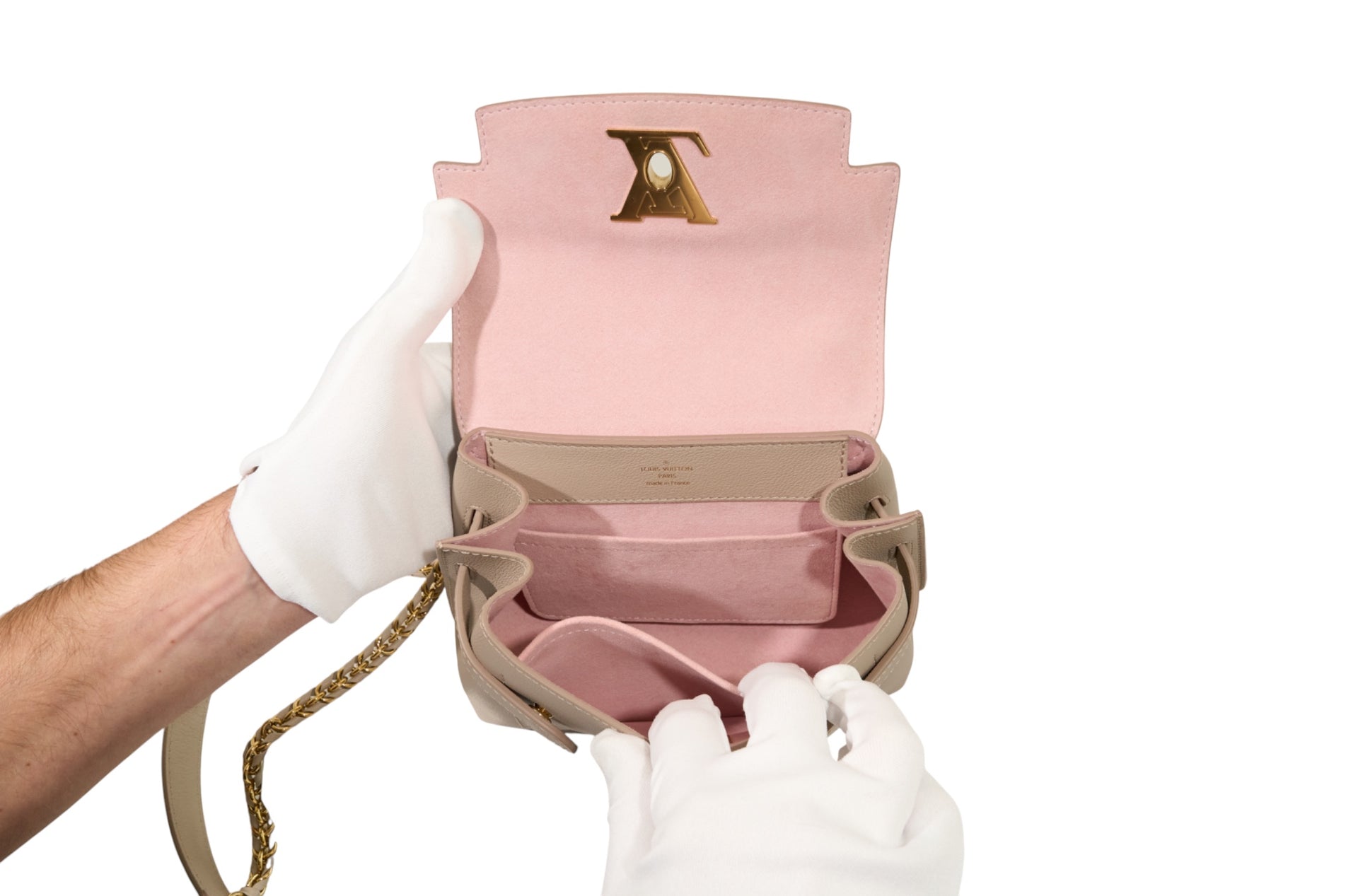 Louis Vuitton Lock Me Ever Mini Greige