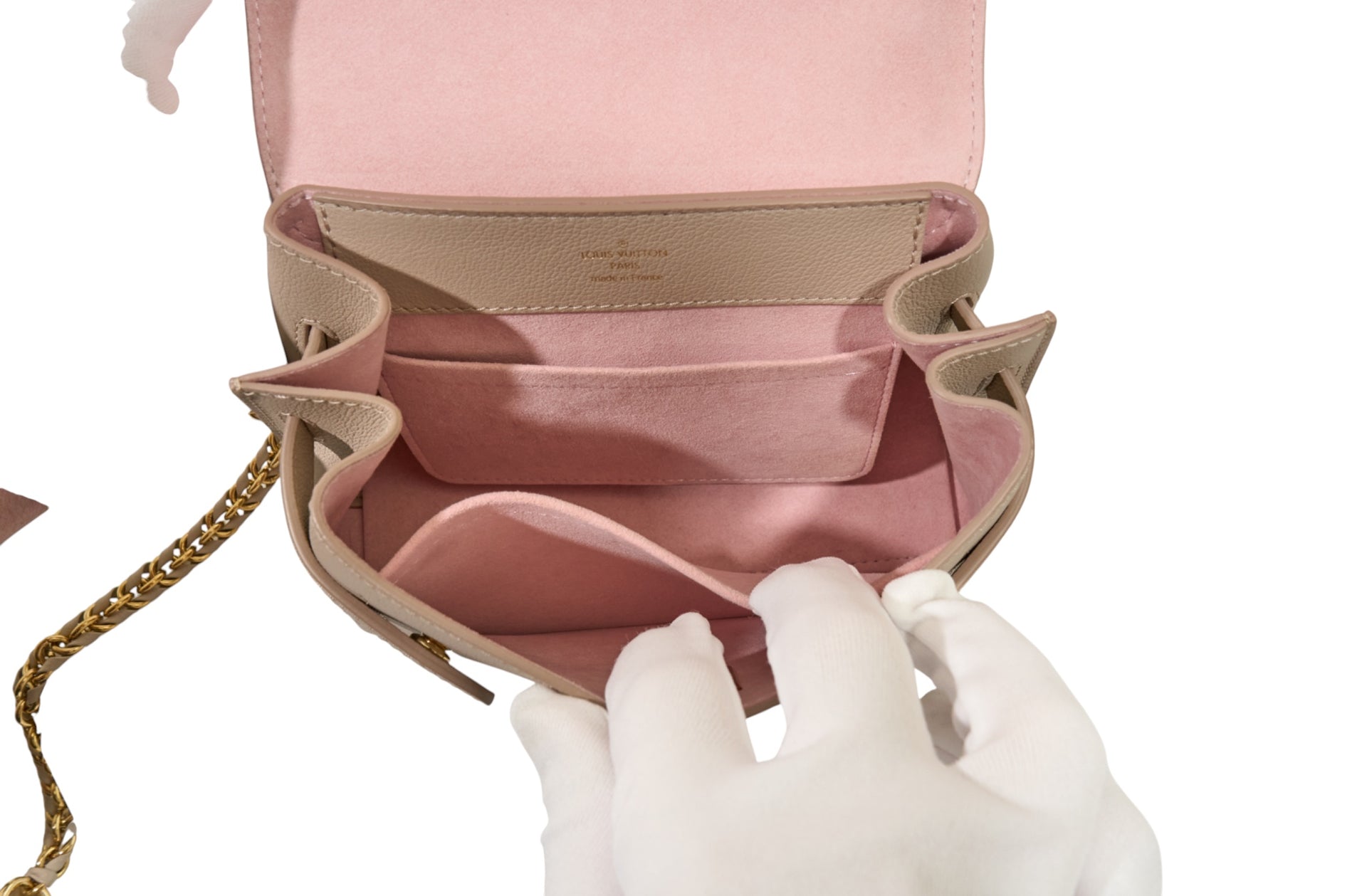 Louis Vuitton Lock Me Ever Mini Greige