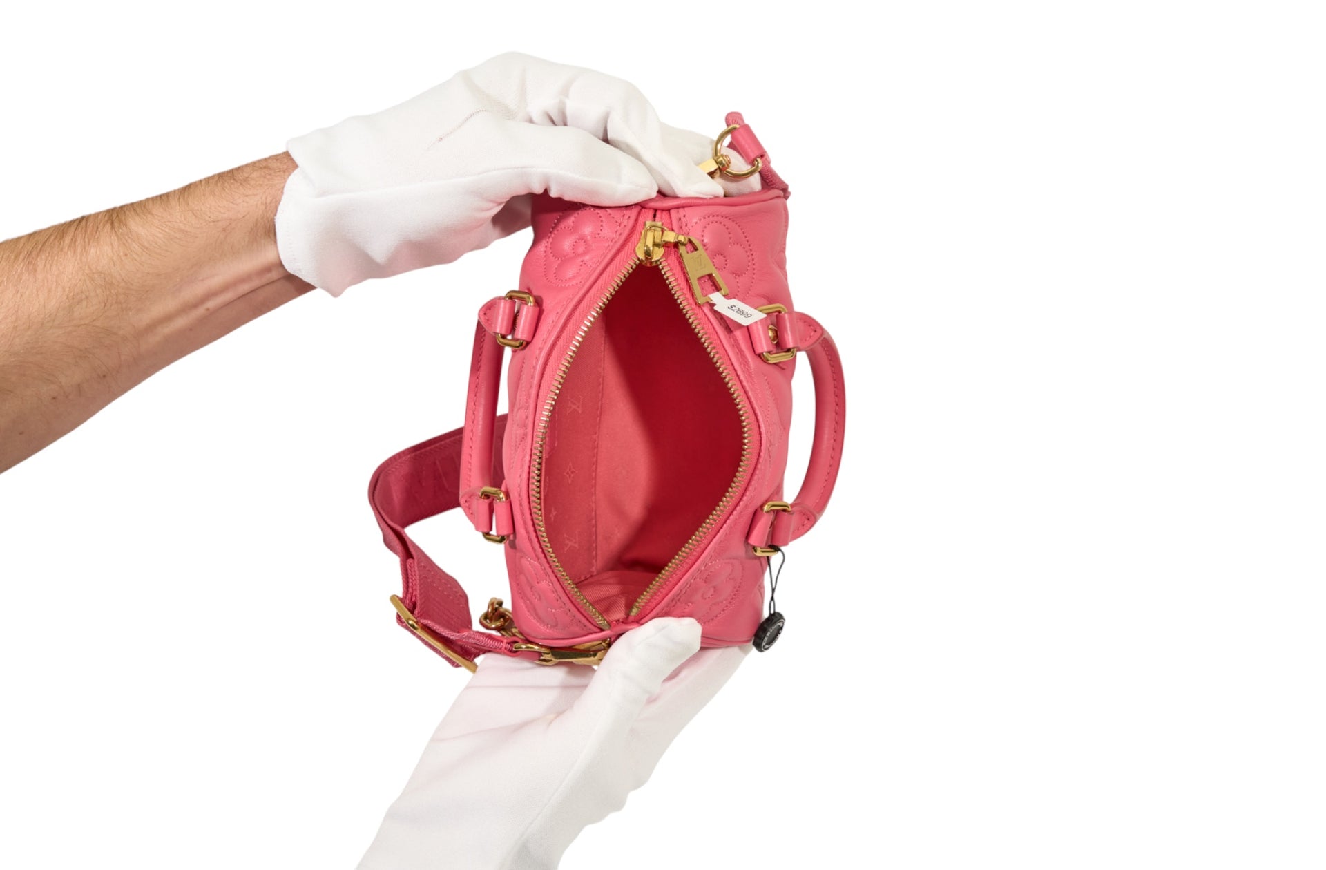 Louis Vuitton Papillon BB Bubblegram Calfskin Dragon Fruit