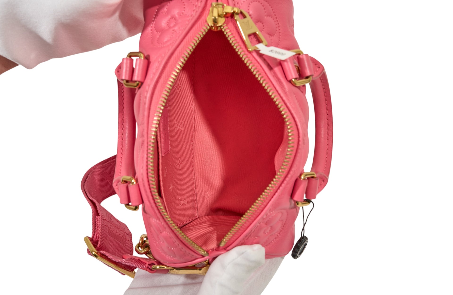 Louis Vuitton Papillon BB Bubblegram Calfskin Dragon Fruit