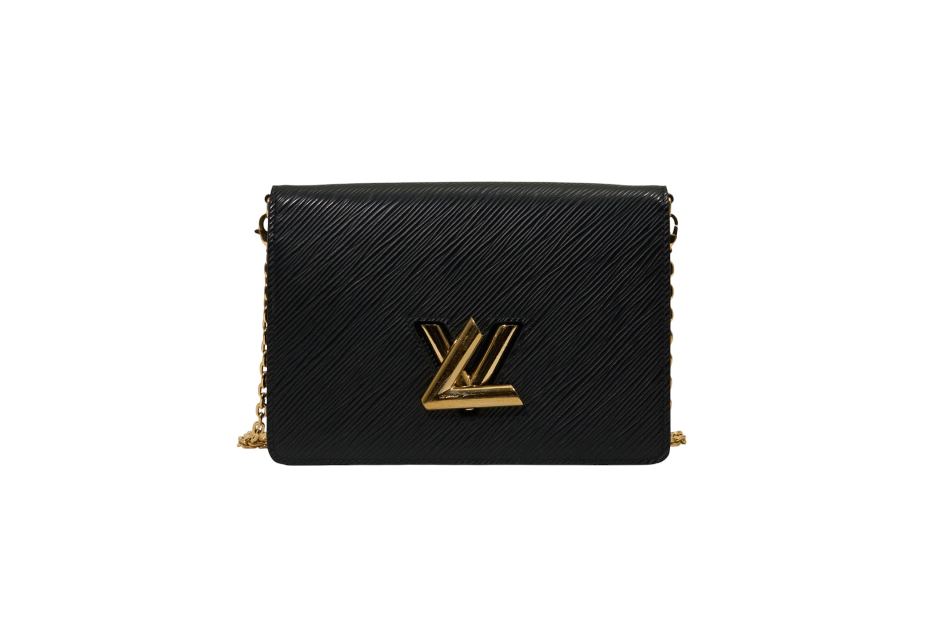 Louis Vuitton Twist Belt Chain Pouch Epi Noir