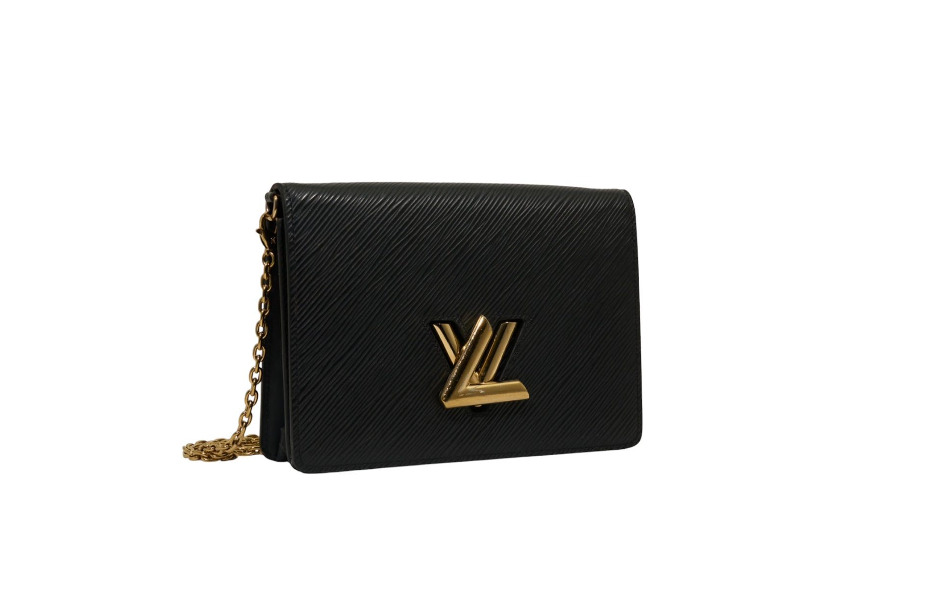 Louis Vuitton Twist Belt Chain Pouch Epi Noir