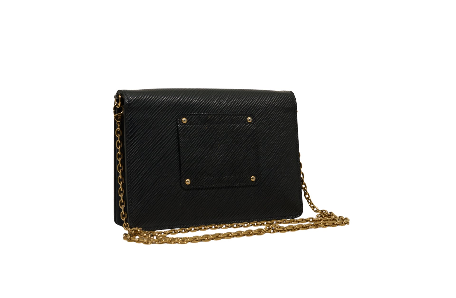 Louis Vuitton Twist Belt Chain Pouch Epi Noir