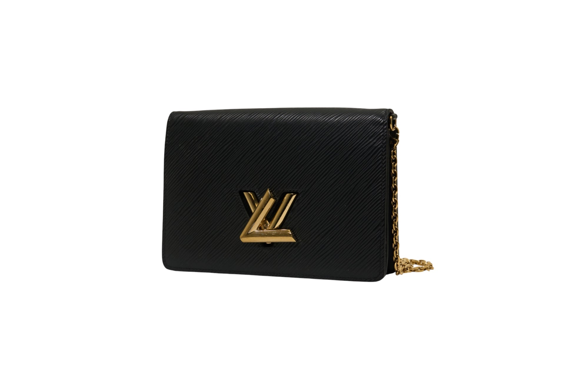Louis Vuitton Twist Belt Chain Pouch Epi Noir