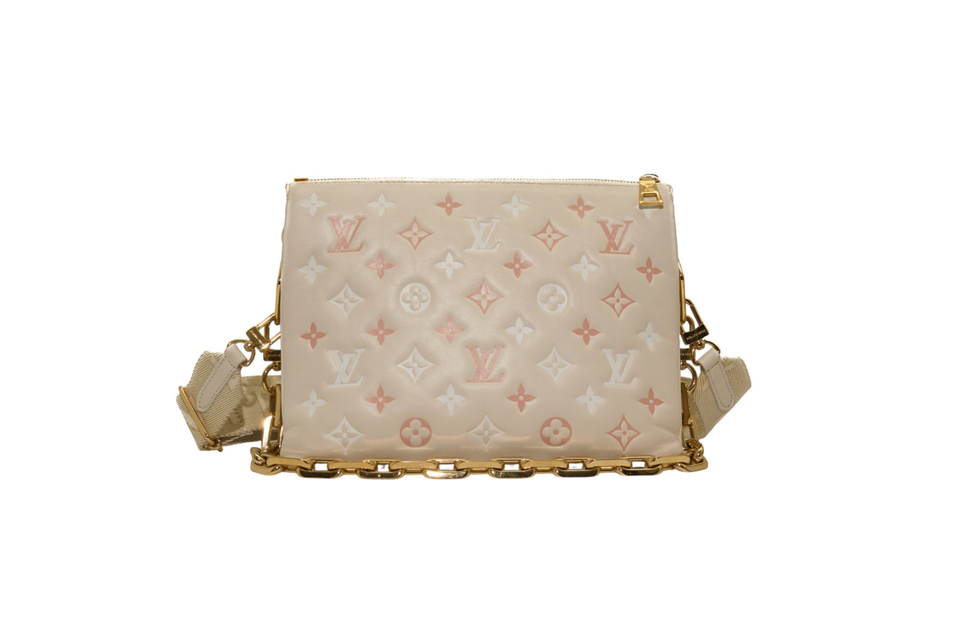Louis Vuitton Coussin PM Monogram Lamb Leather Creme