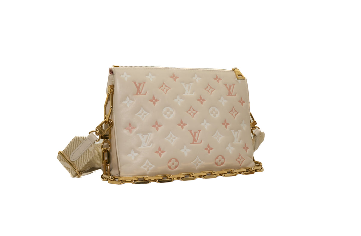 Louis Vuitton Coussin PM Monogram Lamb Leather Creme