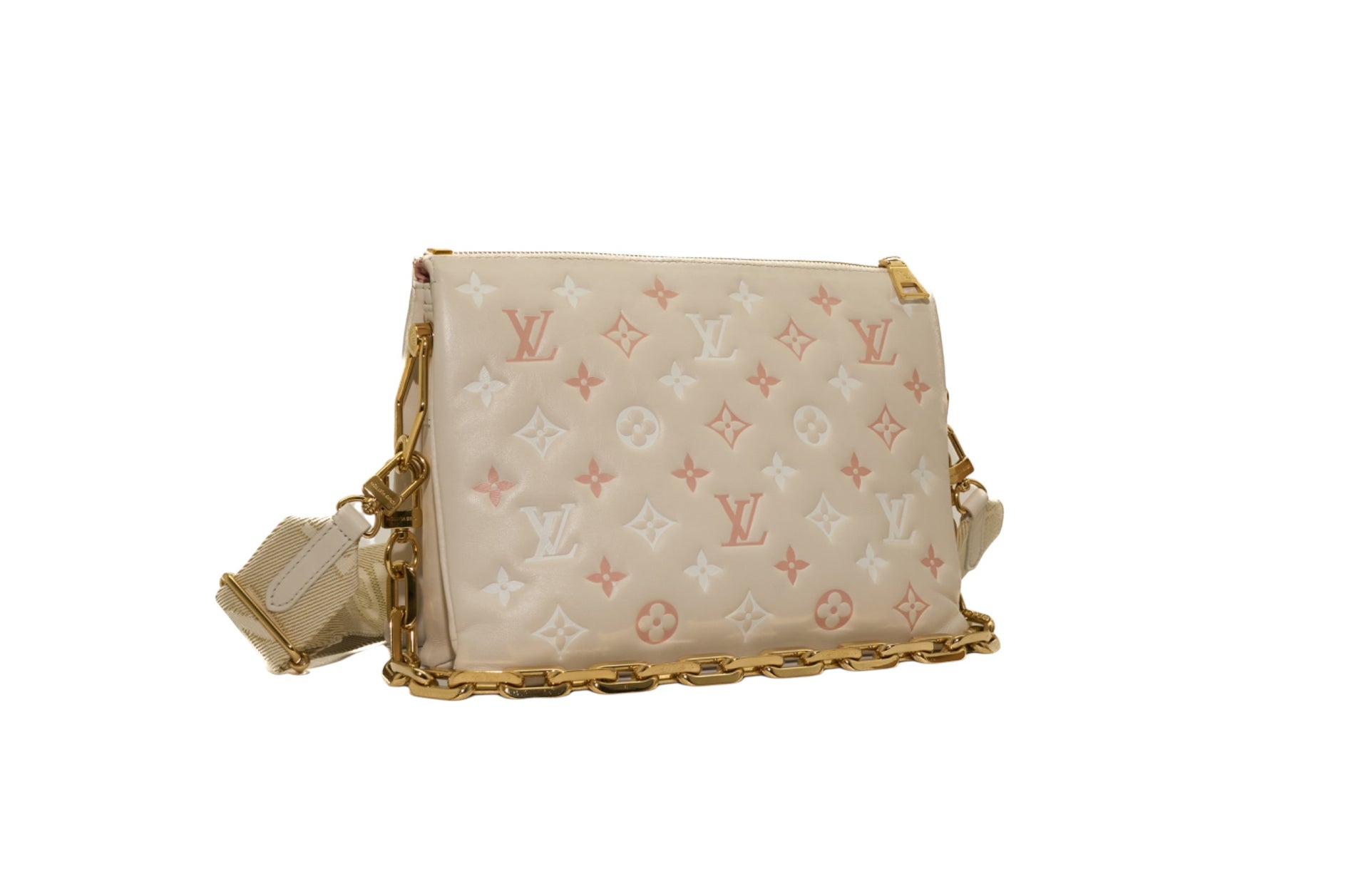 Louis Vuitton Coussin PM Monogram Lamb Leather Creme