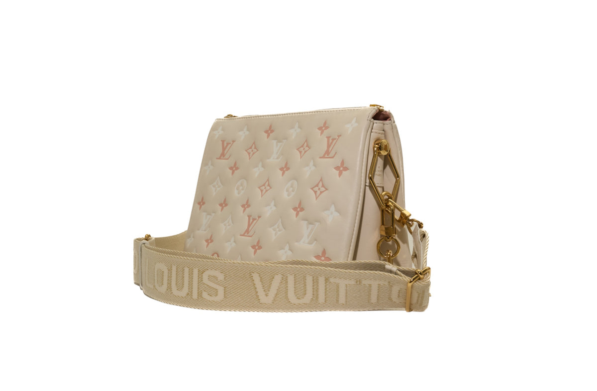 Louis Vuitton Coussin PM Monogram Lamb Leather Creme