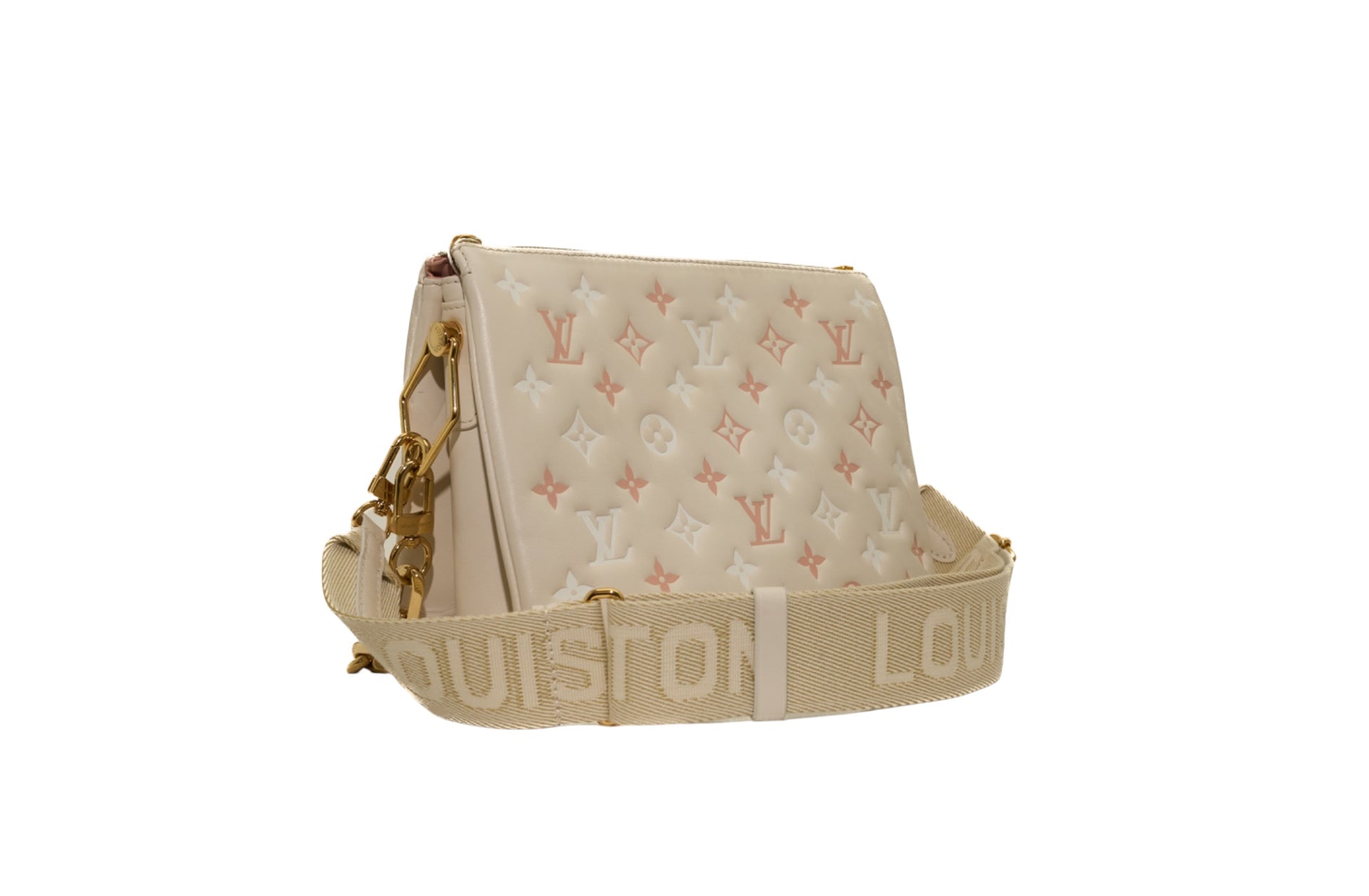 Louis Vuitton Coussin PM Monogram Lamb Leather Creme