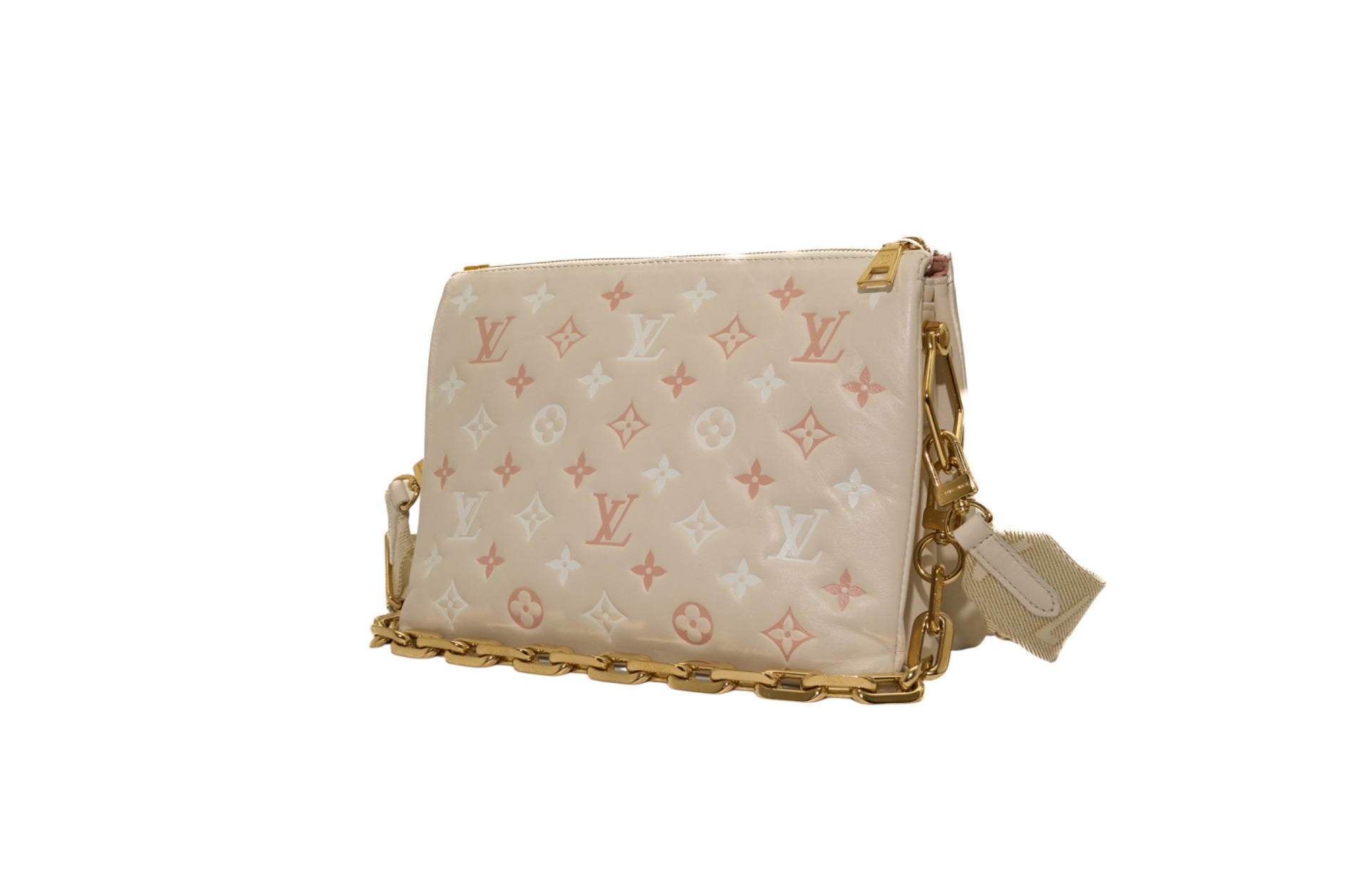 Louis Vuitton Coussin PM Monogram Lamb Leather Creme