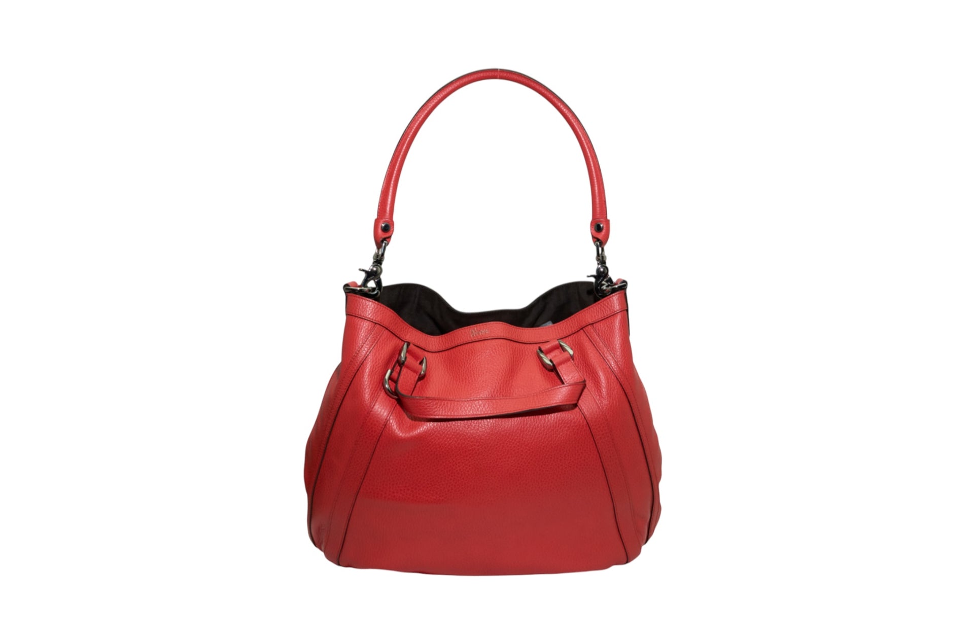 Gucci Abbey Red Leather Tote