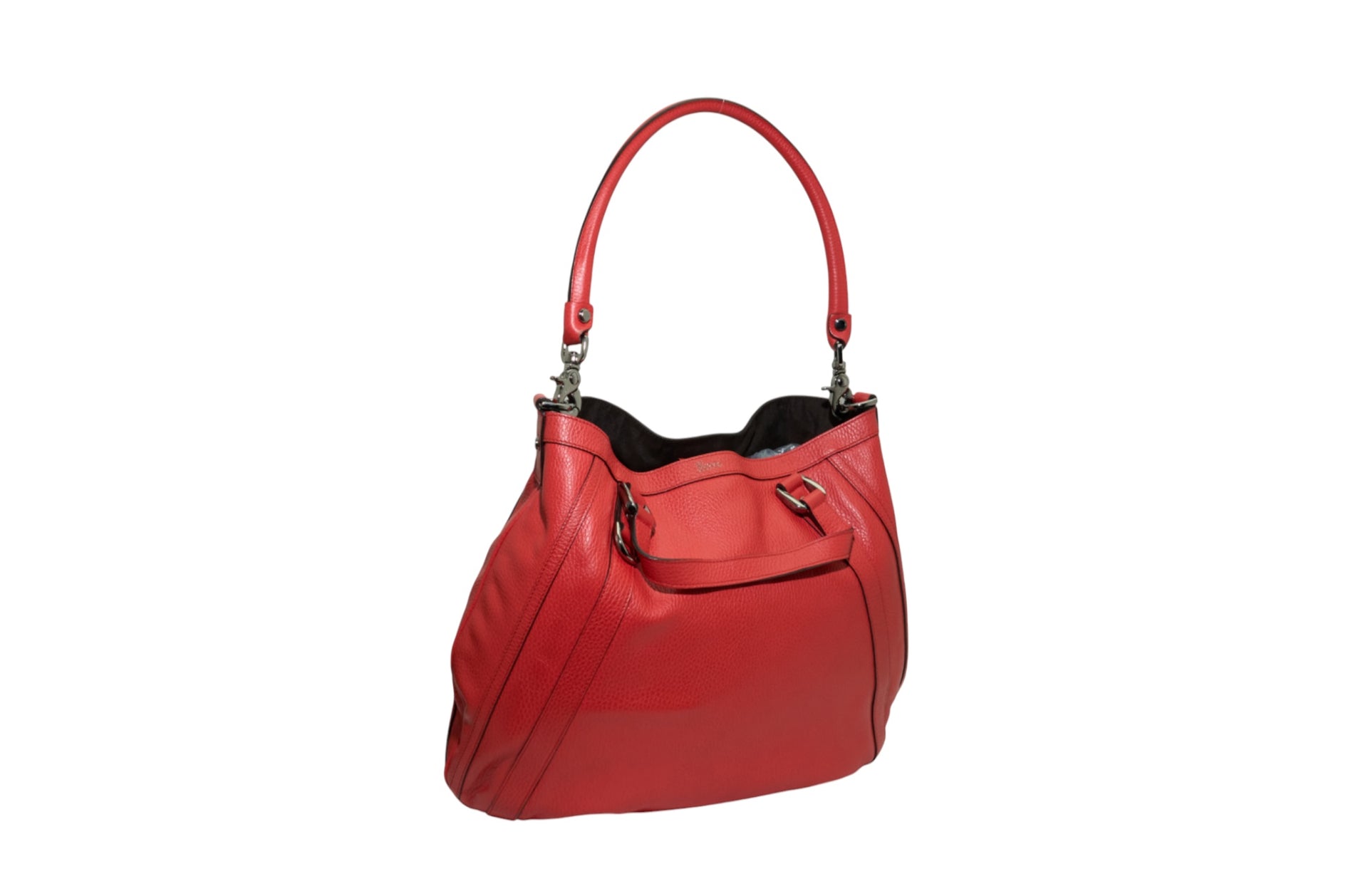 Gucci Abbey Red Leather Tote