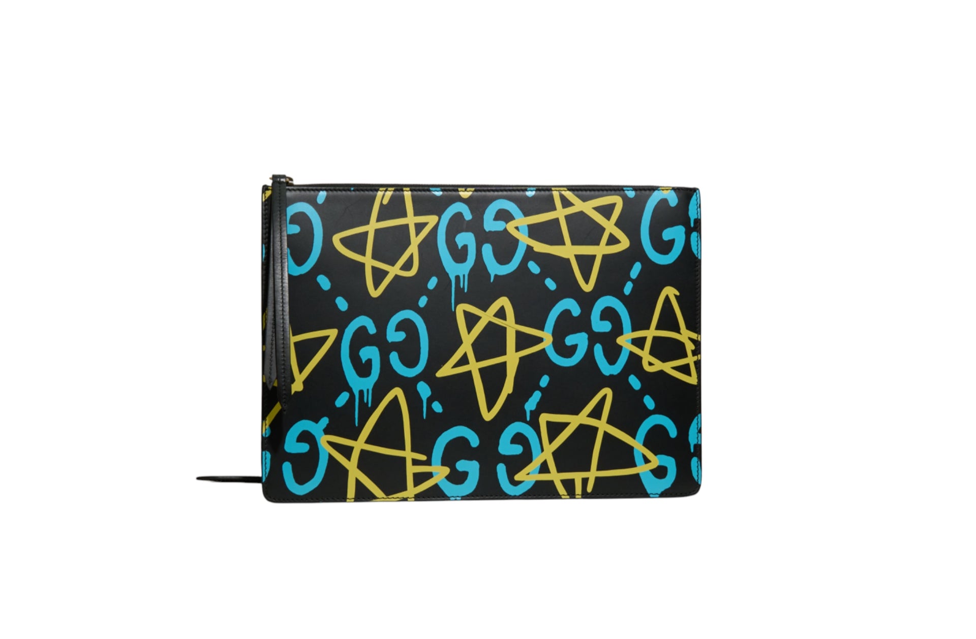 Gucci Calfskin Ghost Print GG Messenger Bag