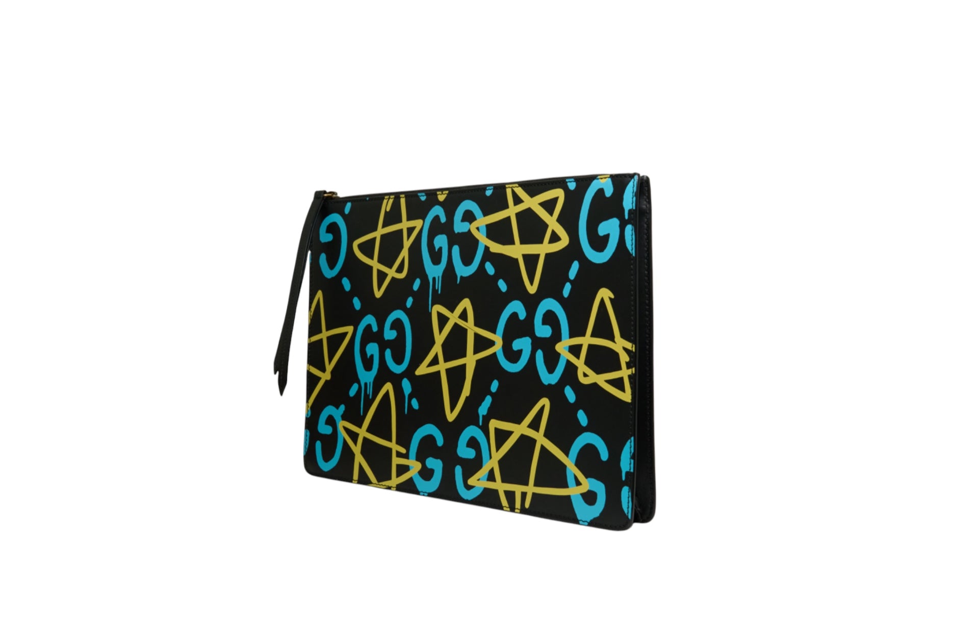 Gucci Calfskin Ghost Print GG Messenger Bag